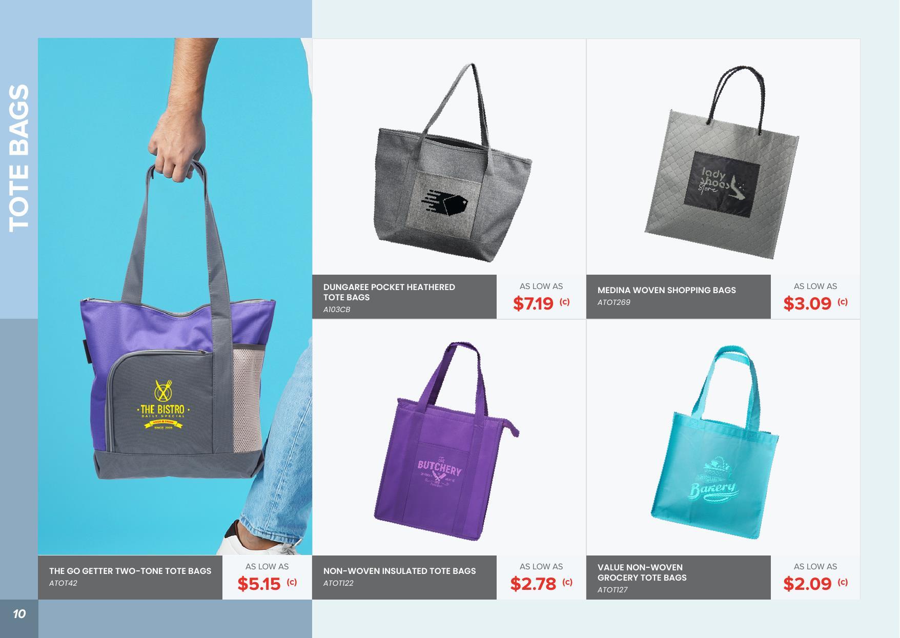Check out our Bag Collection - We have lots of styles to choose from