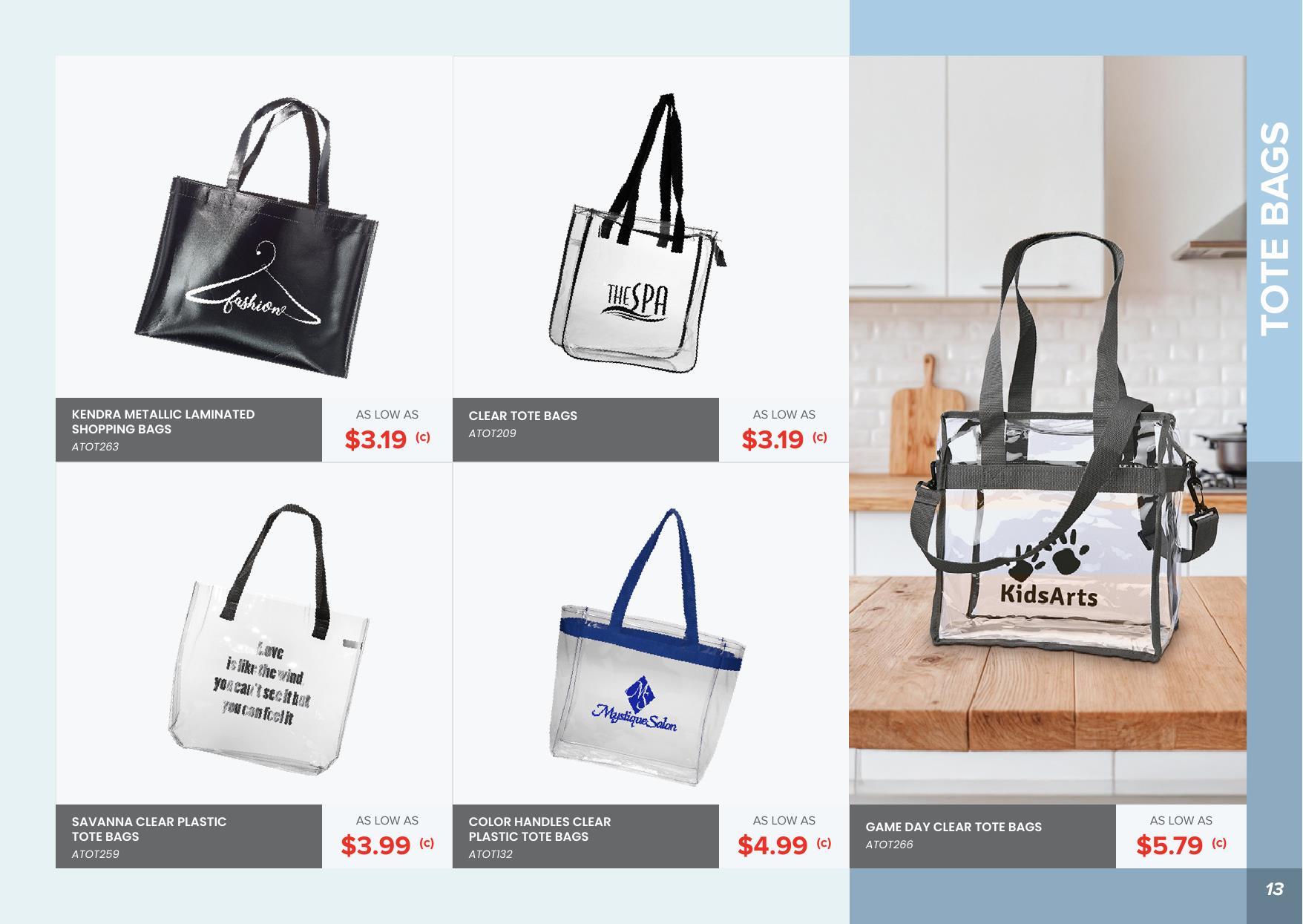 Check out our Bag Collection - We have lots of styles to choose from