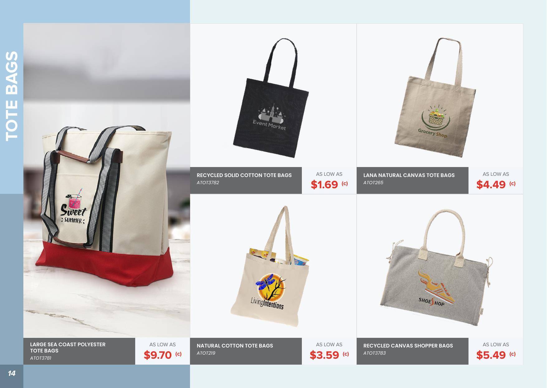 Check out our Bag Collection - We have lots of styles to choose from