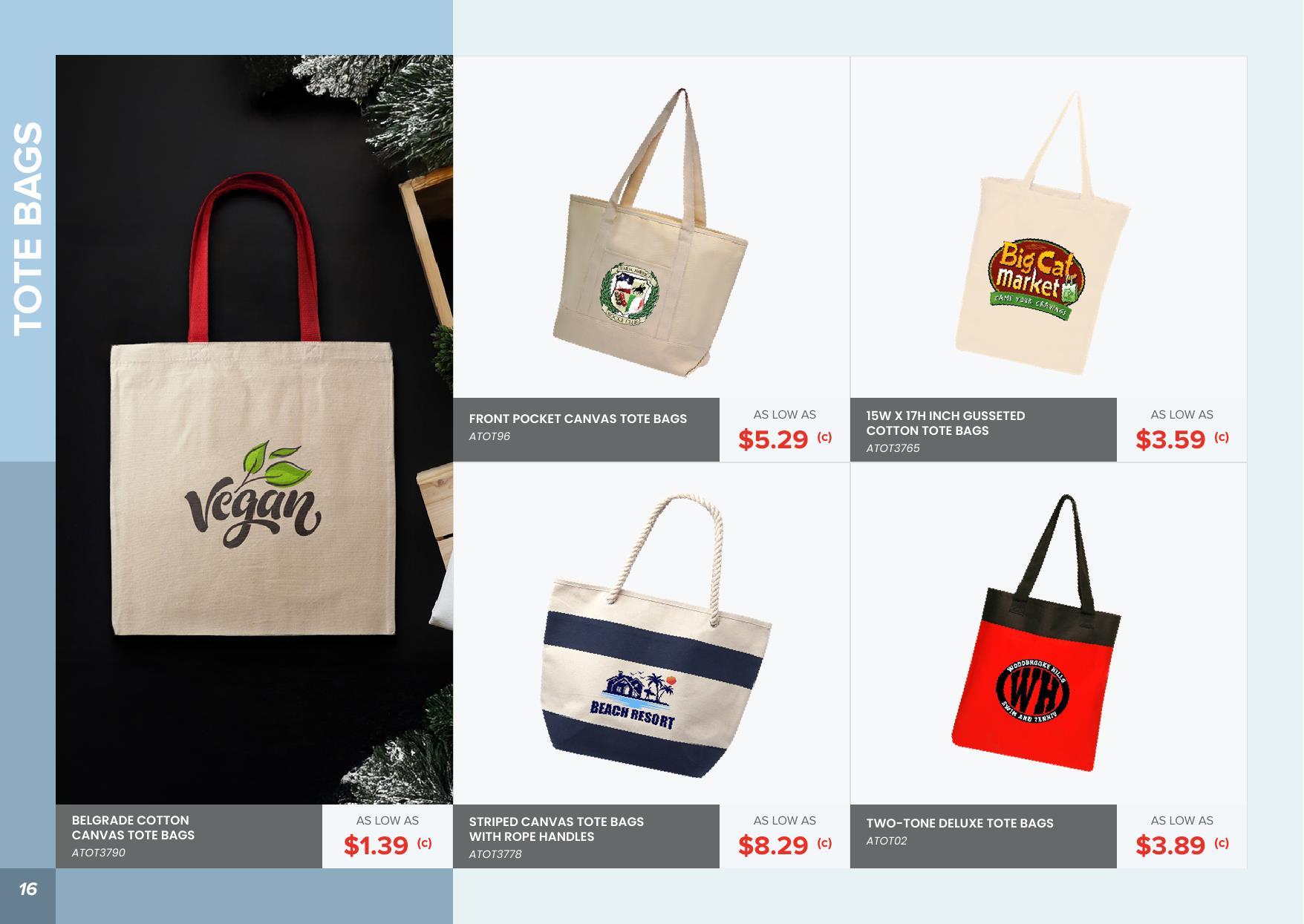 Check out our Bag Collection - We have lots of styles to choose from