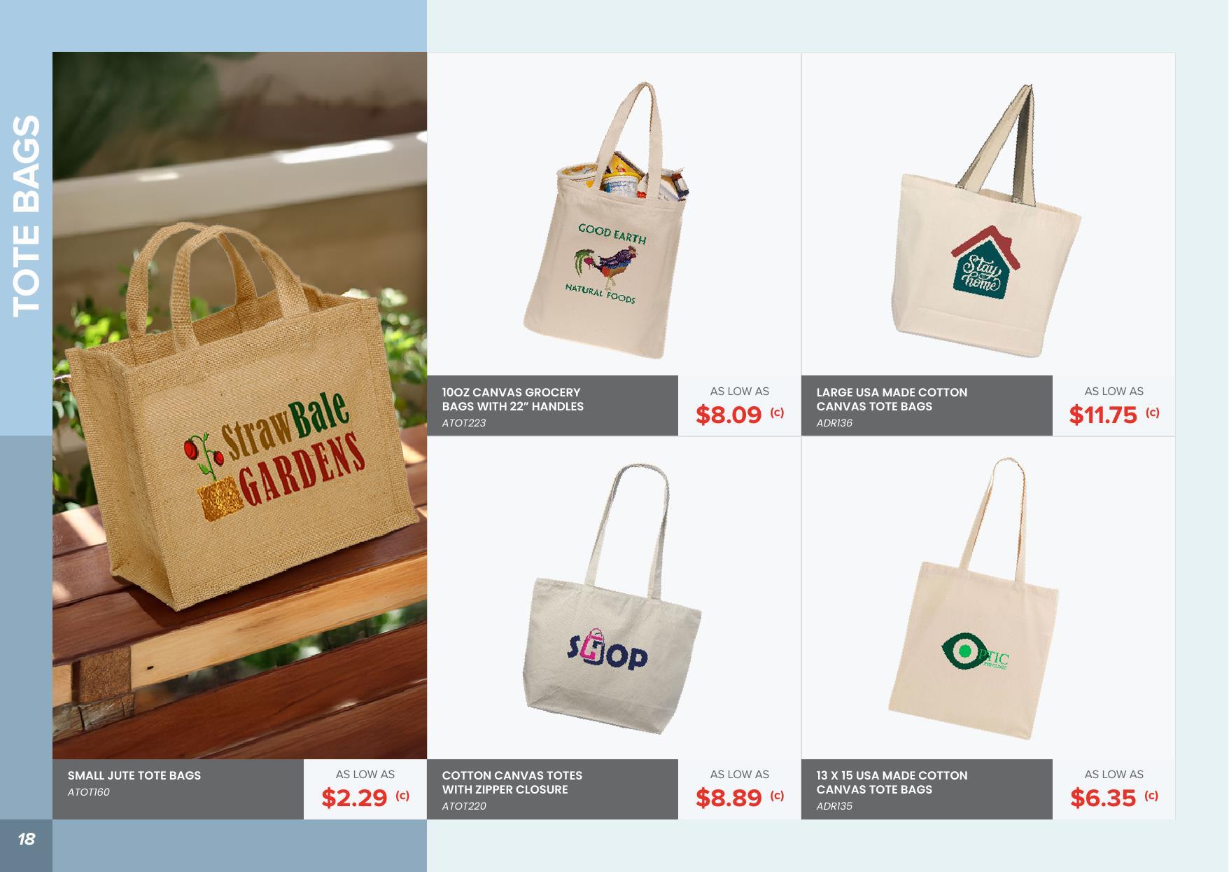Check out our Bag Collection - We have lots of styles to choose from