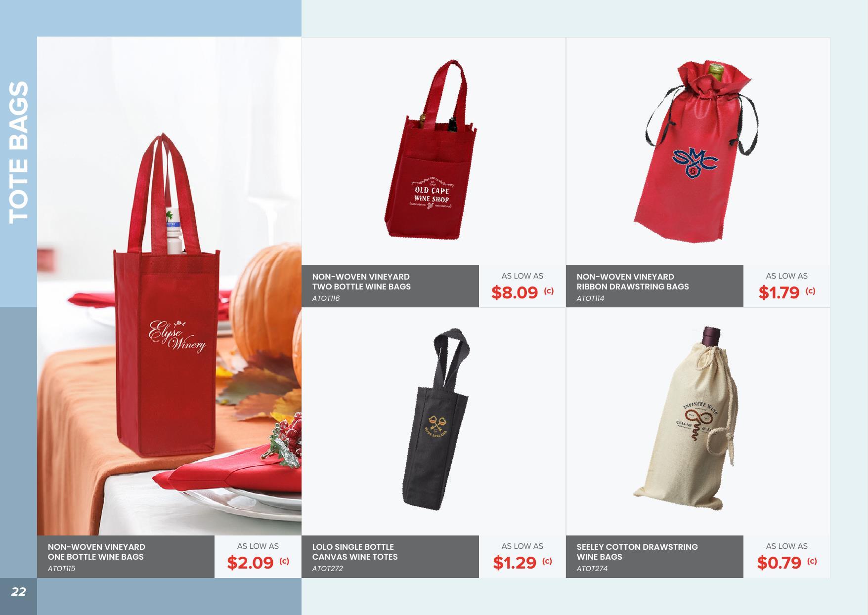 Check out our Bag Collection - We have lots of styles to choose from