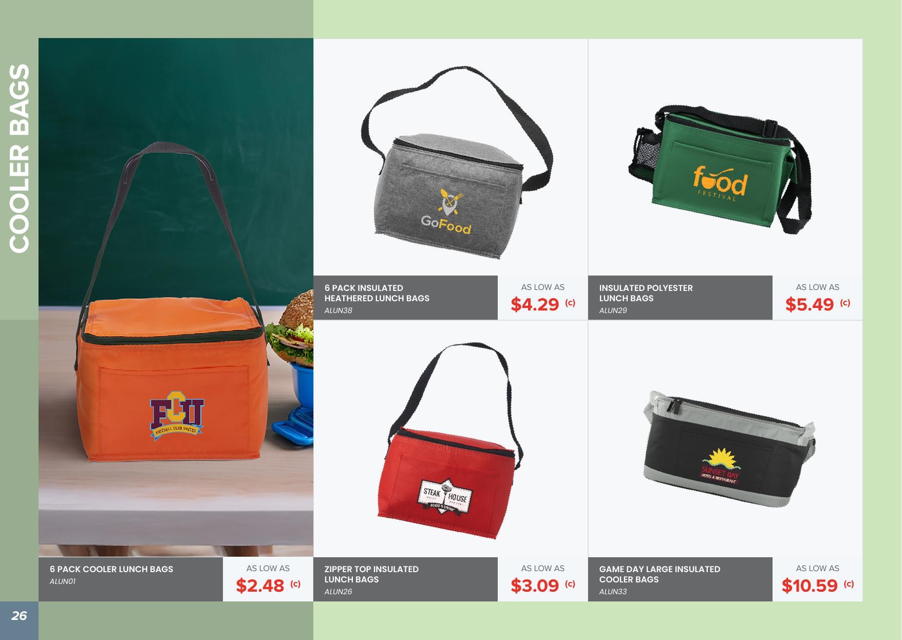 Check out our Bag Collection - We have lots of styles to choose from