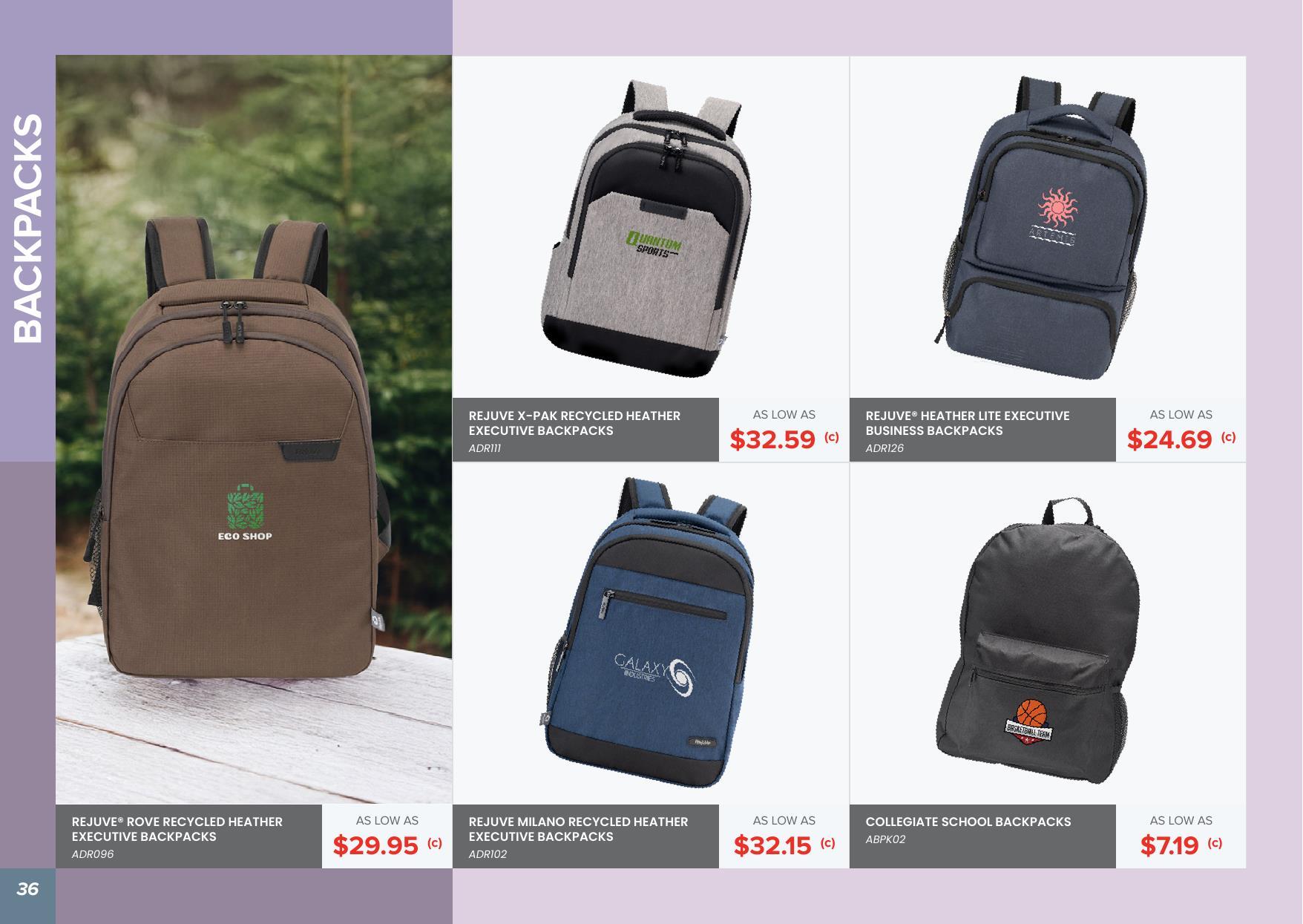Check out our Bag Collection - We have lots of styles to choose from