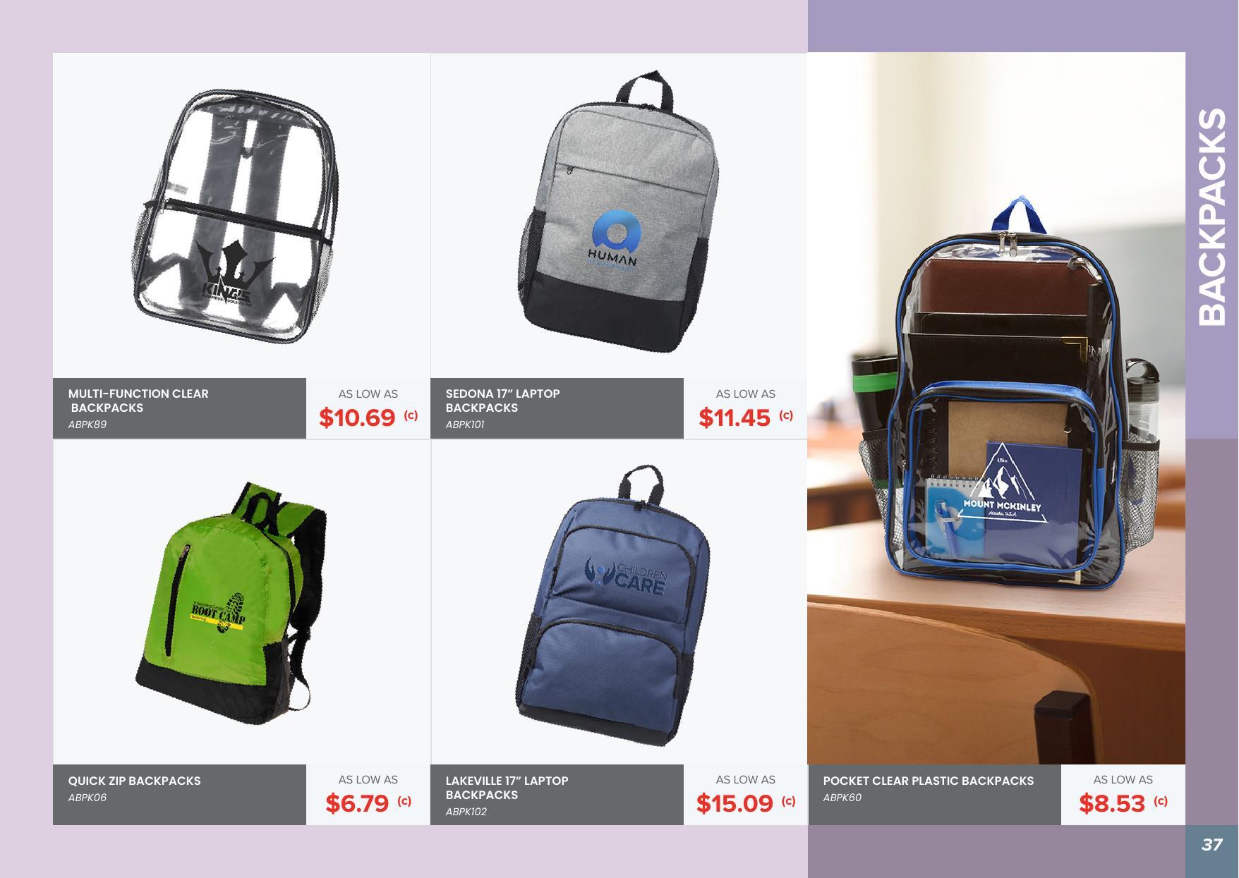 Check out our Bag Collection - We have lots of styles to choose from
