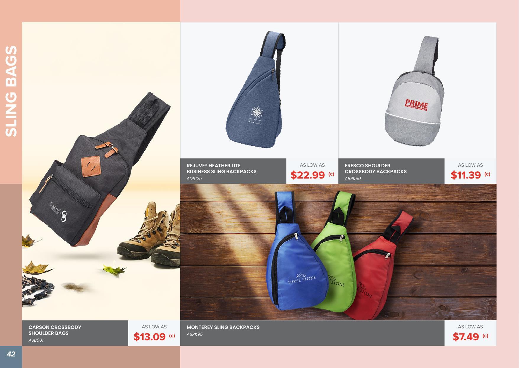Check out our Bag Collection - We have lots of styles to choose from