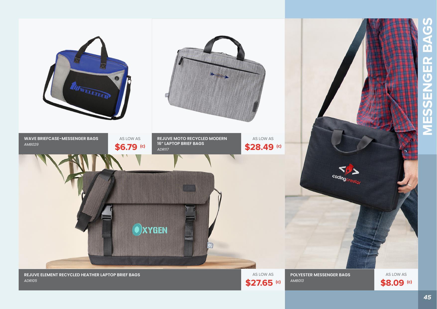 Check out our Bag Collection - We have lots of styles to choose from