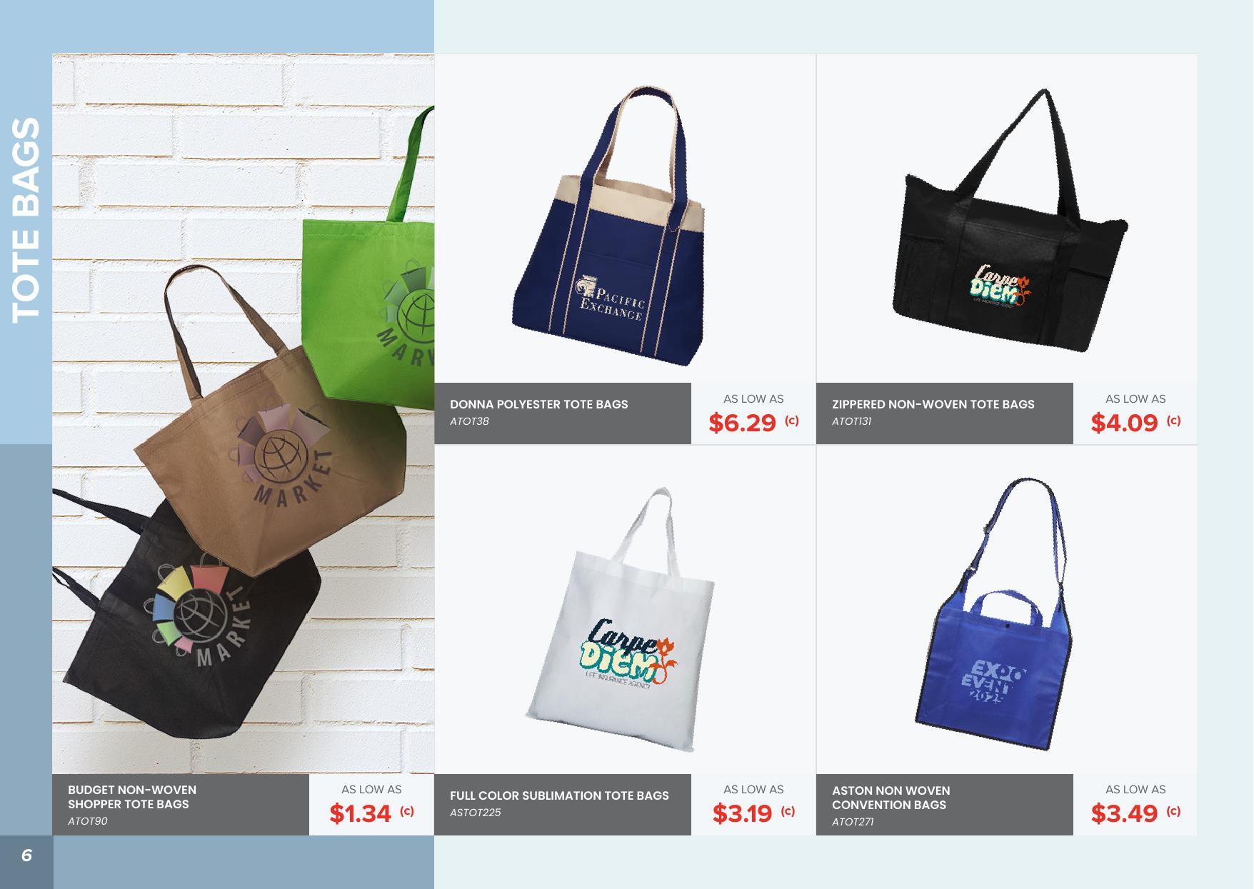 Check out our Bag Collection - We have lots of styles to choose from
