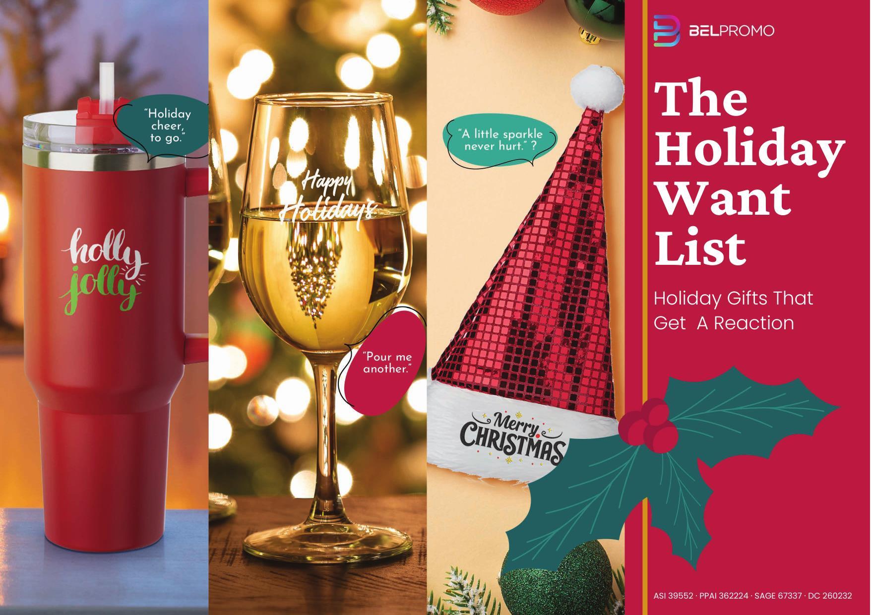 Holiday gifts made to be given, enjoyed, remembered—and get a reaction.
