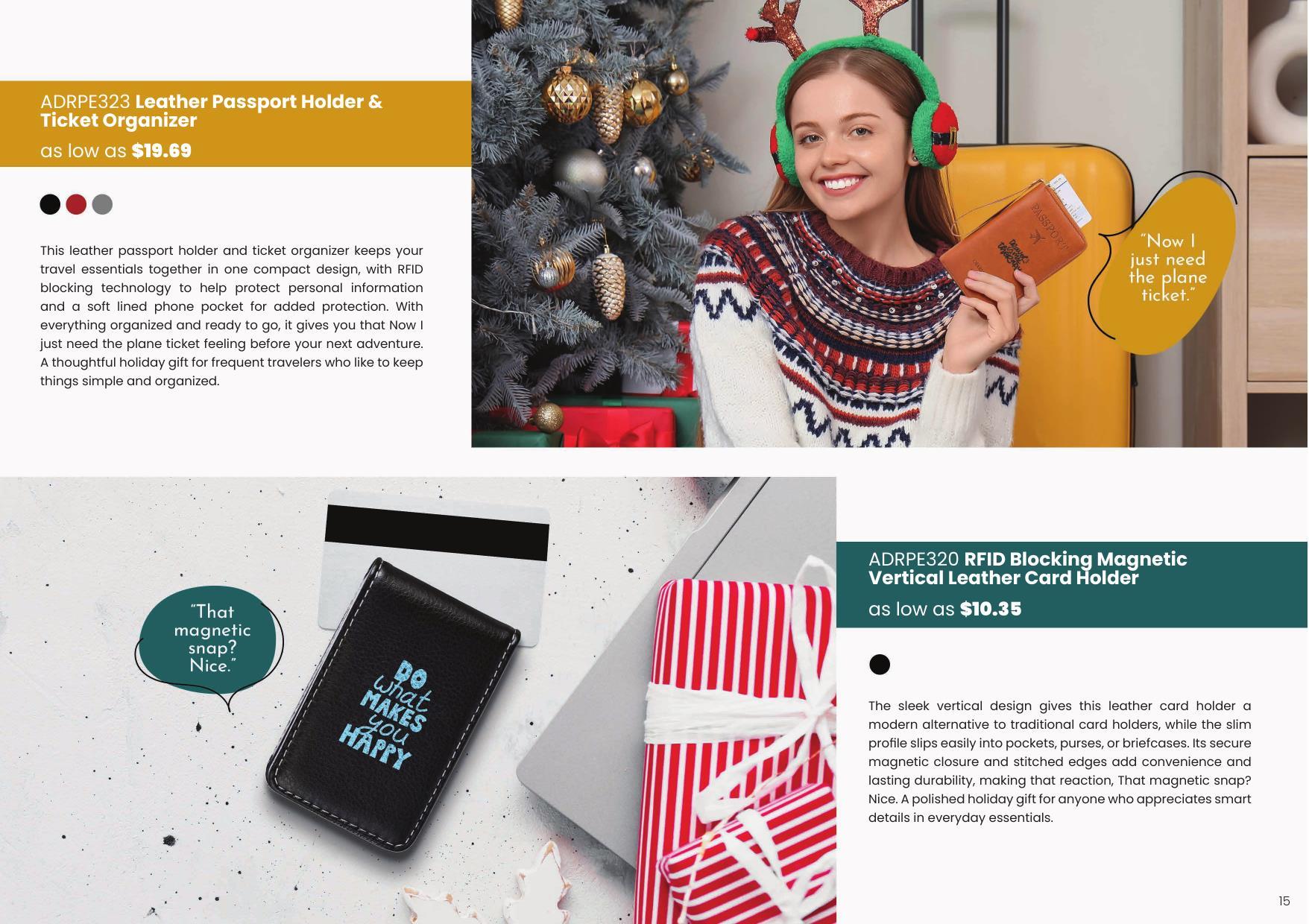 Gifts that get a reaction - check out our Holiday Catalog