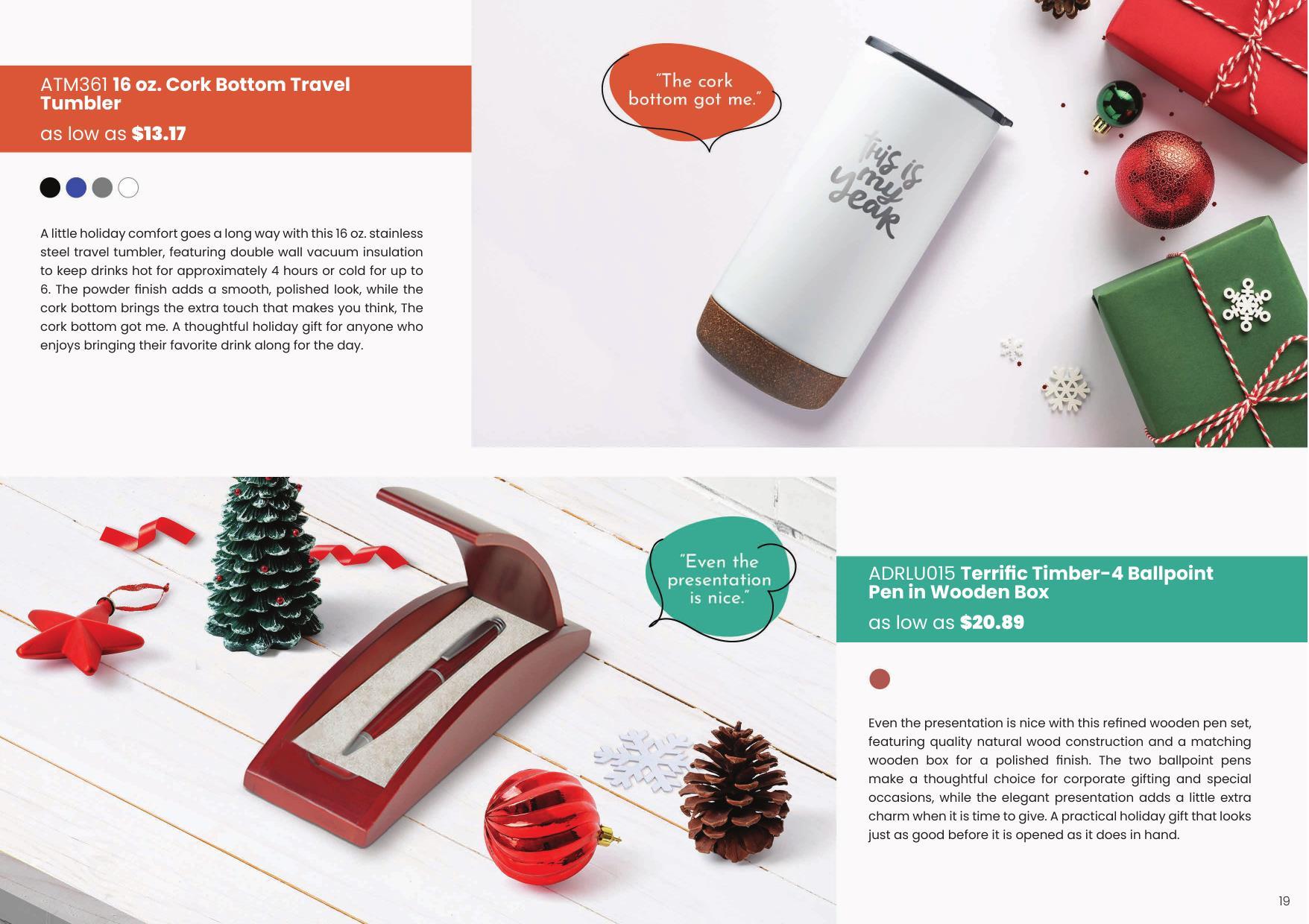 Gifts that get a reaction - check out our Holiday Catalog