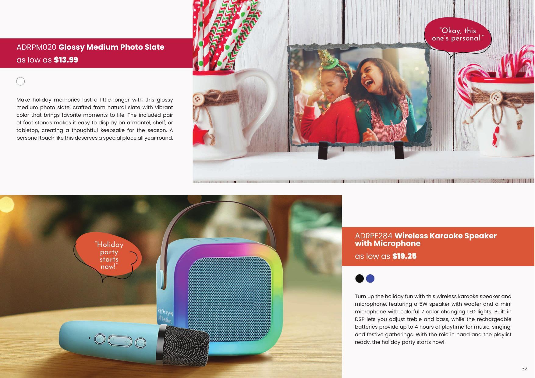 Gifts that get a reaction - check out our Holiday Catalog