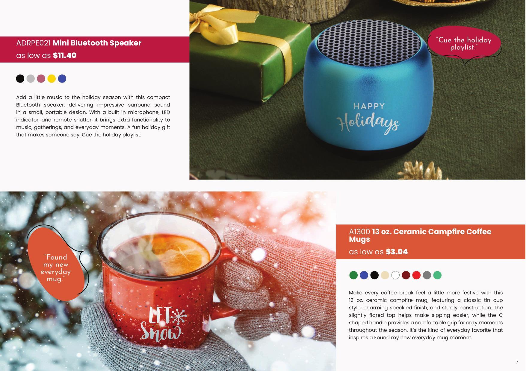 Gifts that get a reaction - check out our Holiday Catalog