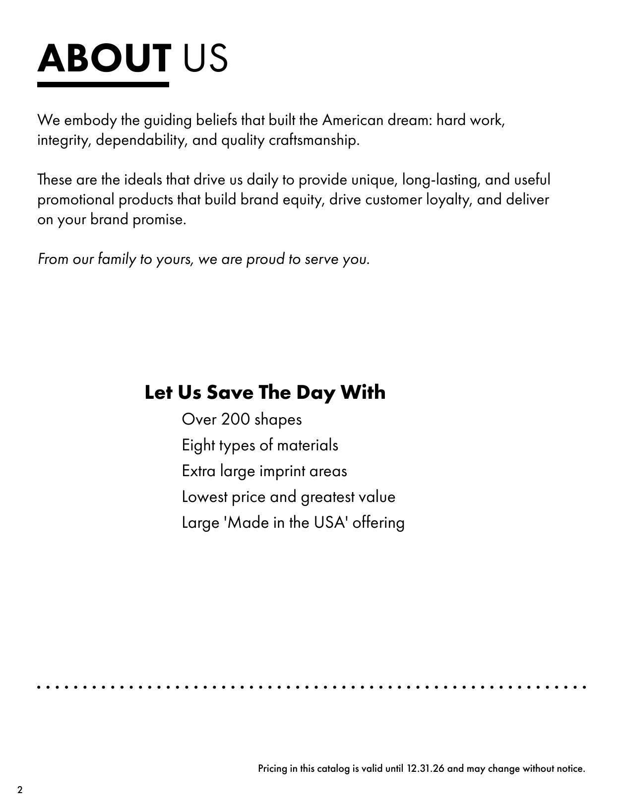 2026 Catalog Unbranded