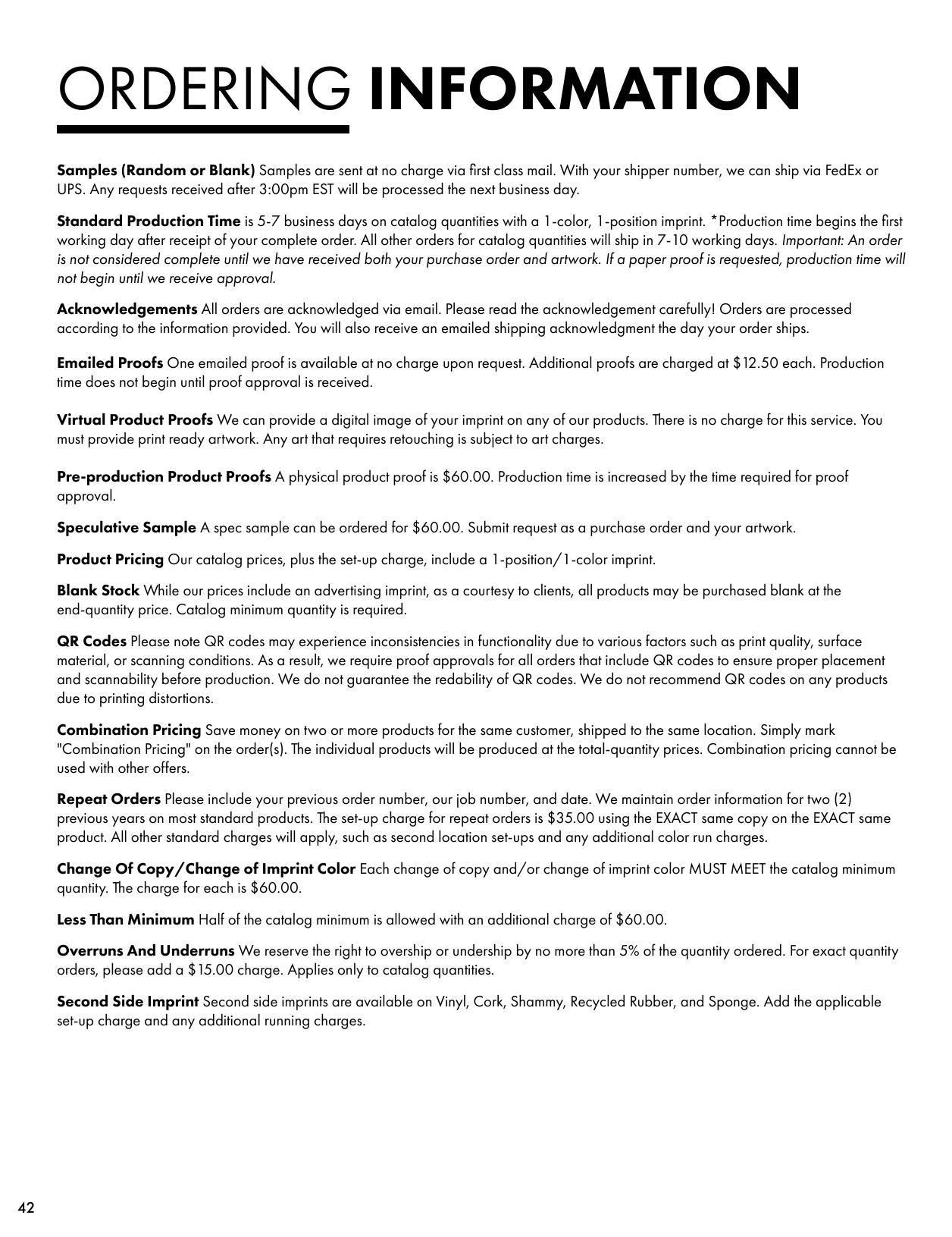 2026 Catalog Unbranded