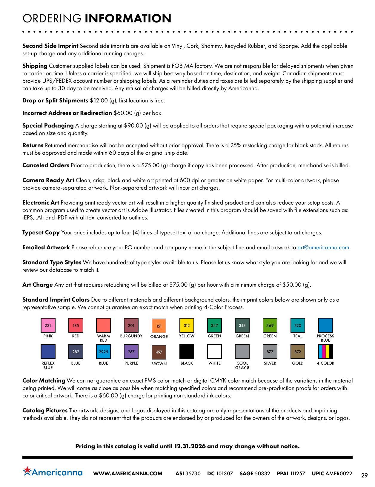 Americanna USA Made 2026