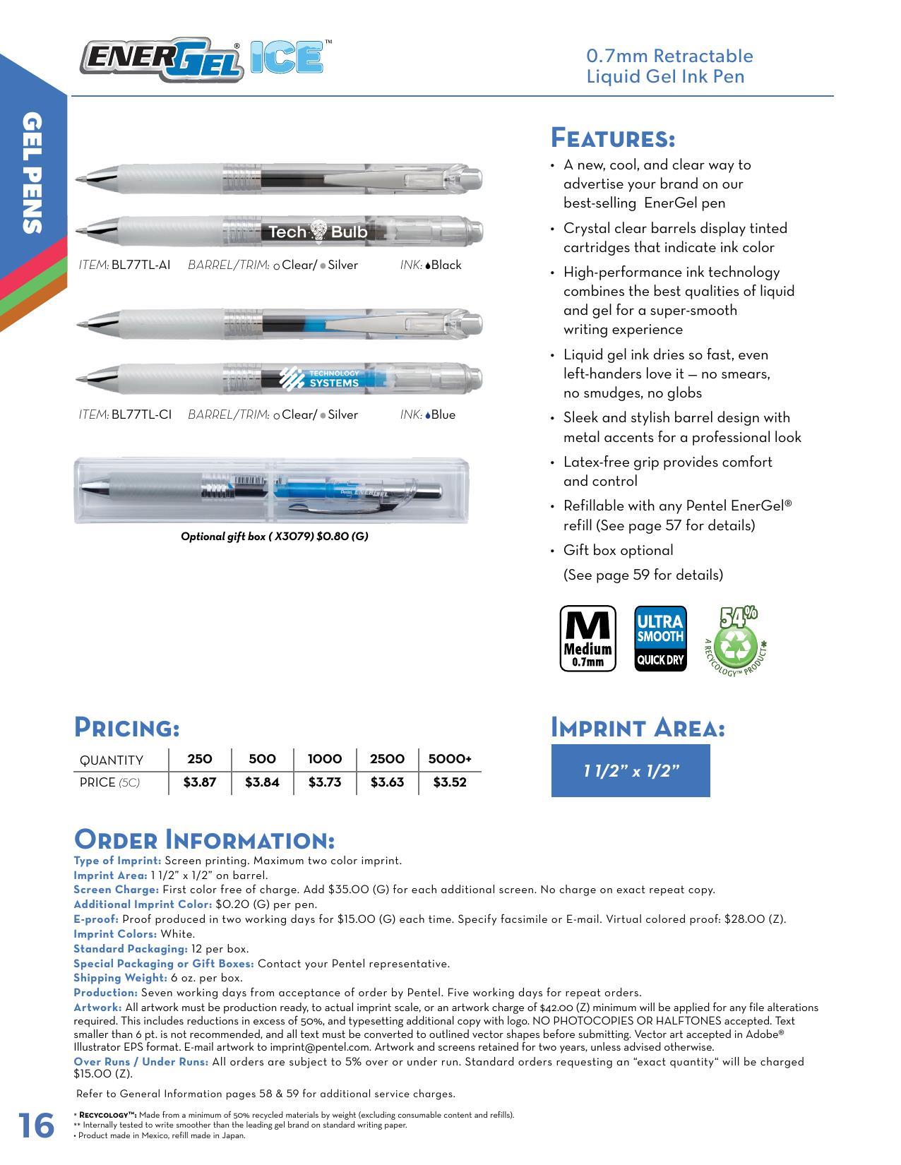 2026 Pentel Full Line Catalog