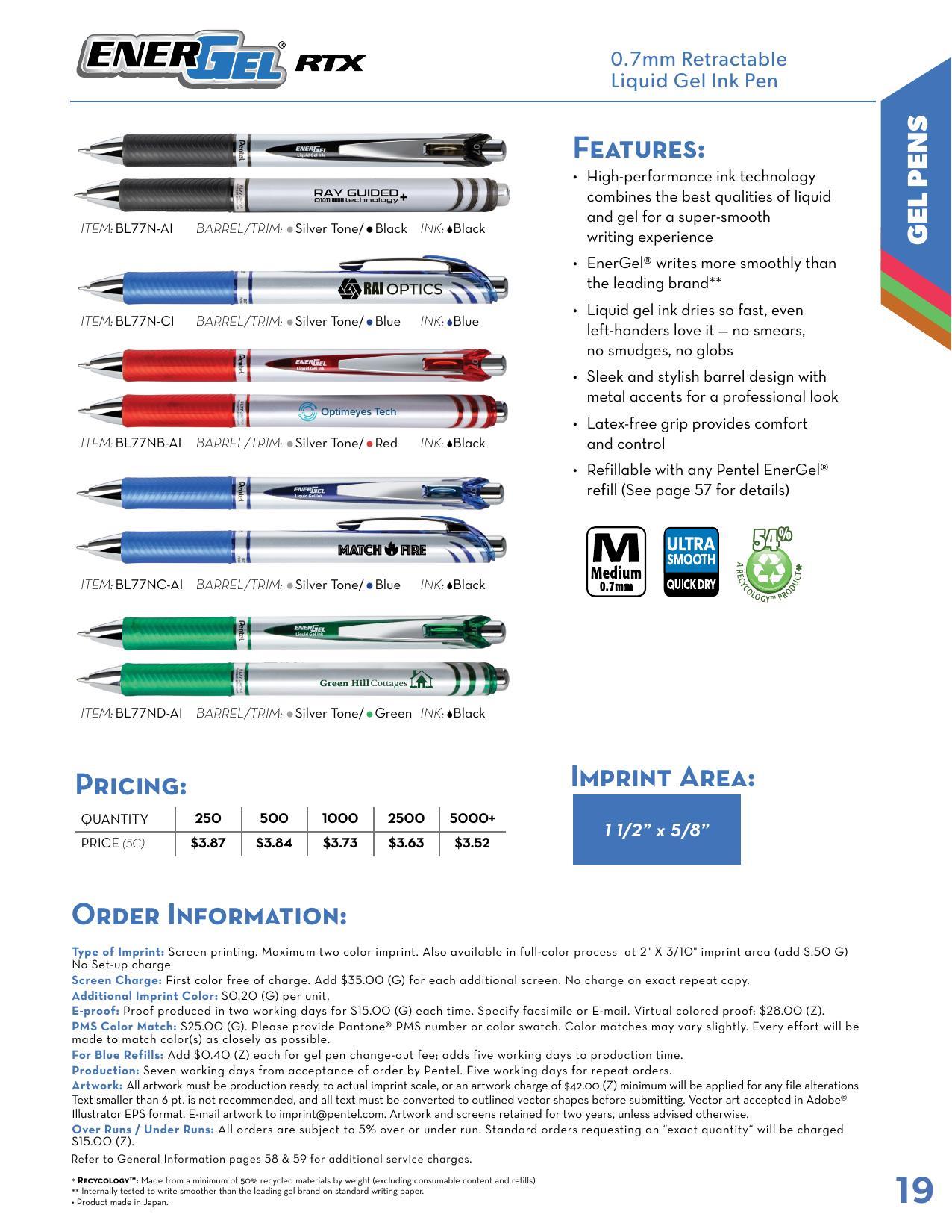 2026 Pentel Full Line Catalog