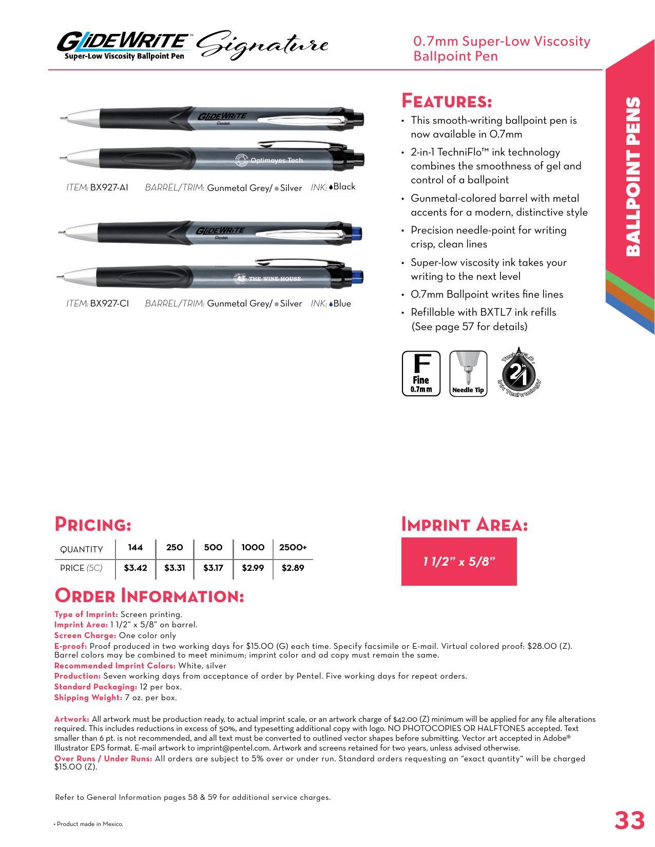 2026 Pentel Full Line Catalog
