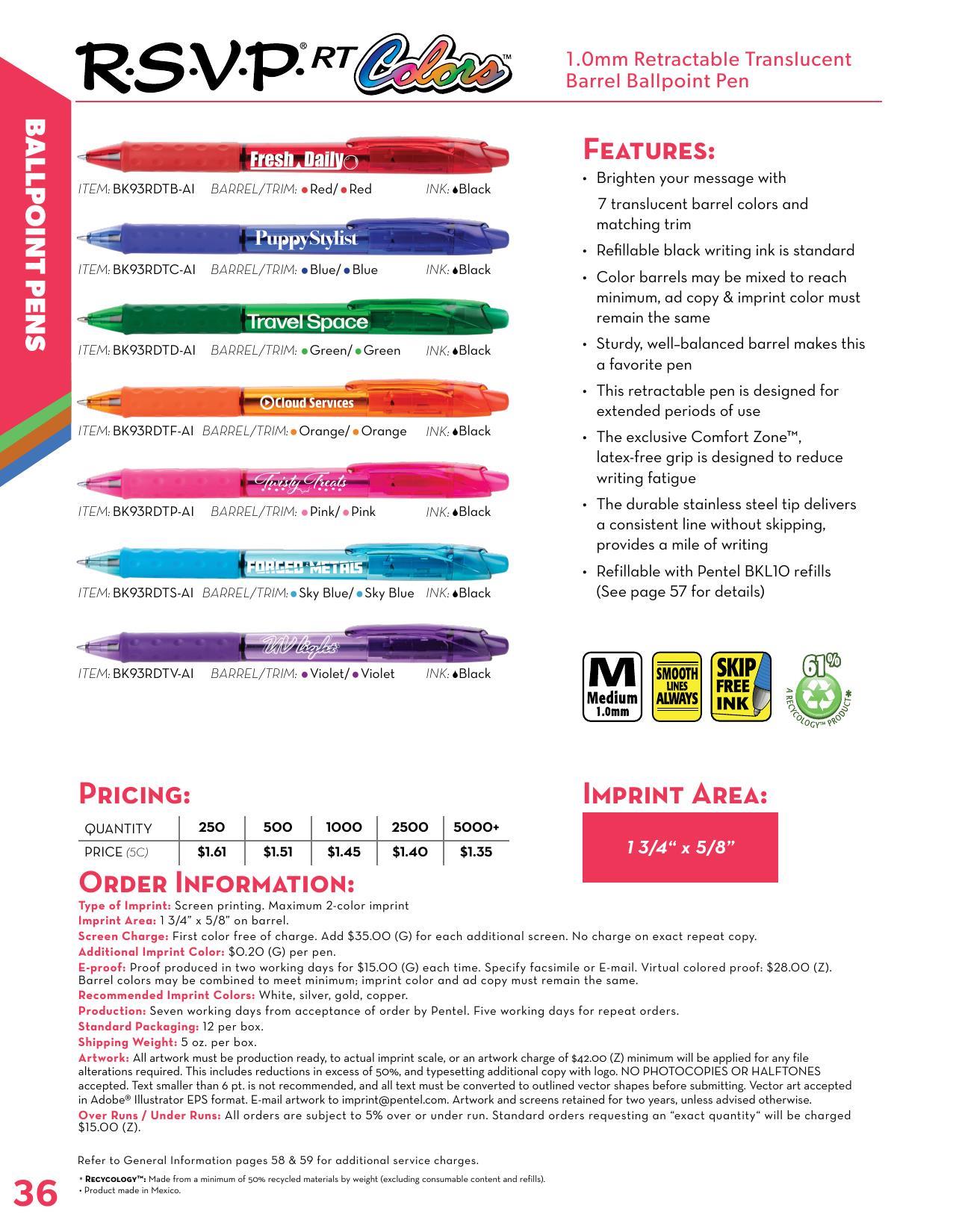 2026 Pentel Full Line Catalog