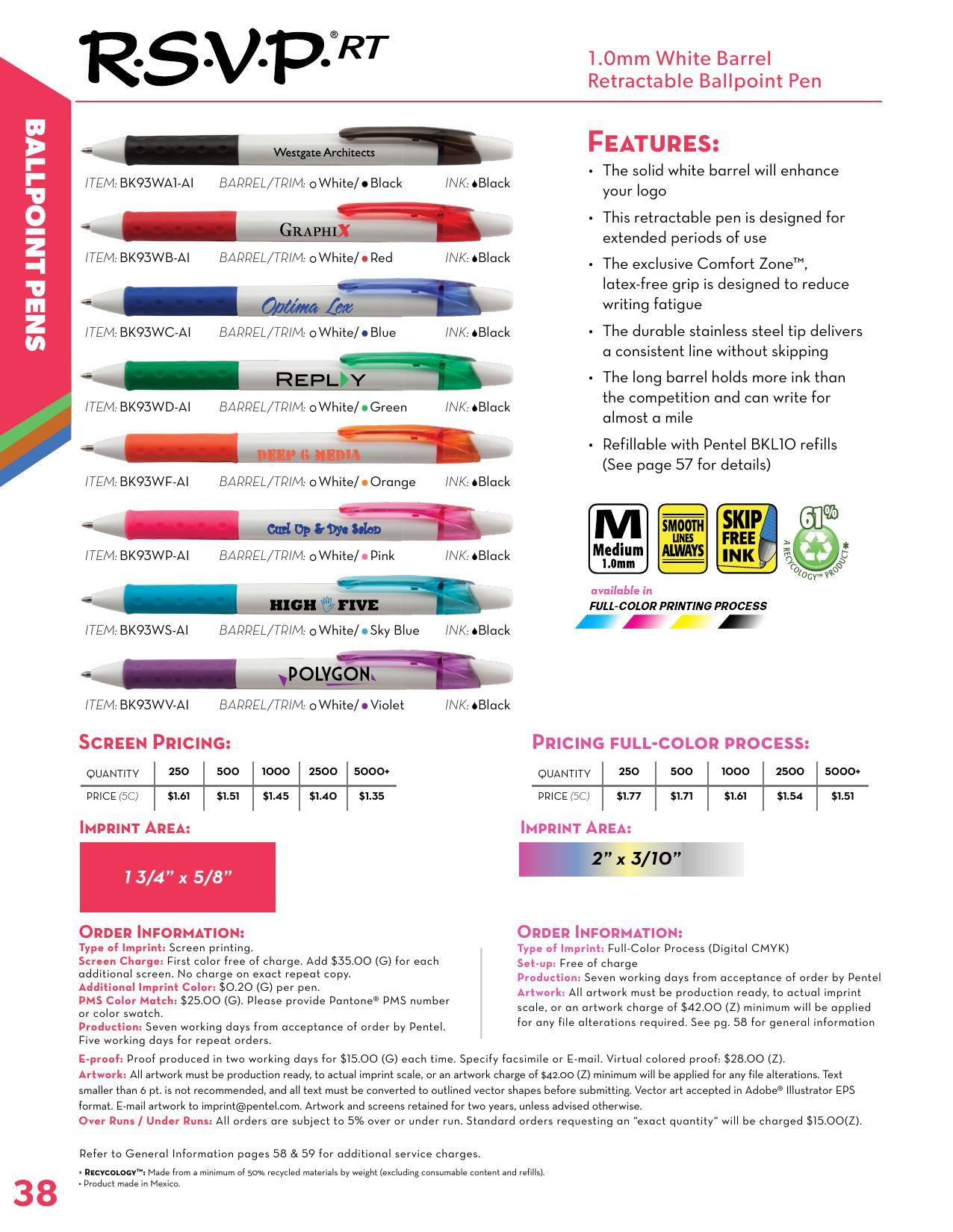 2026 Pentel Full Line Catalog
