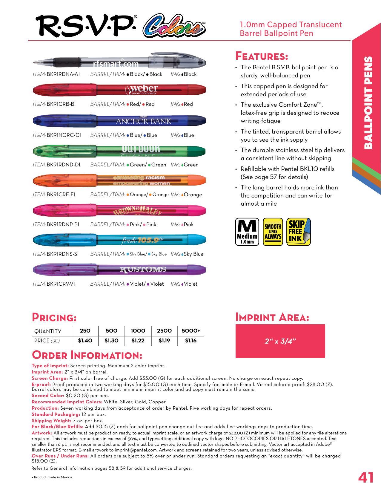2026 Pentel Full Line Catalog