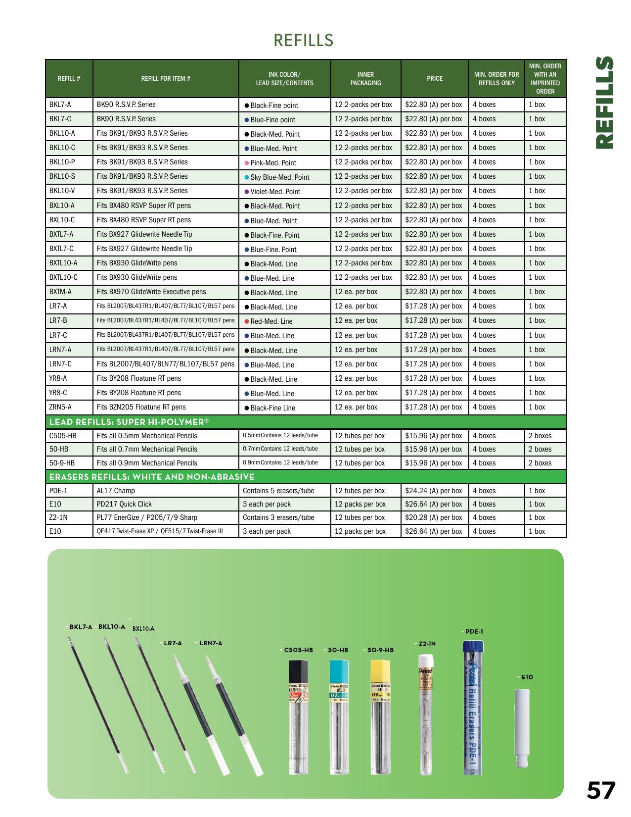 2026 Pentel Full Line Catalog
