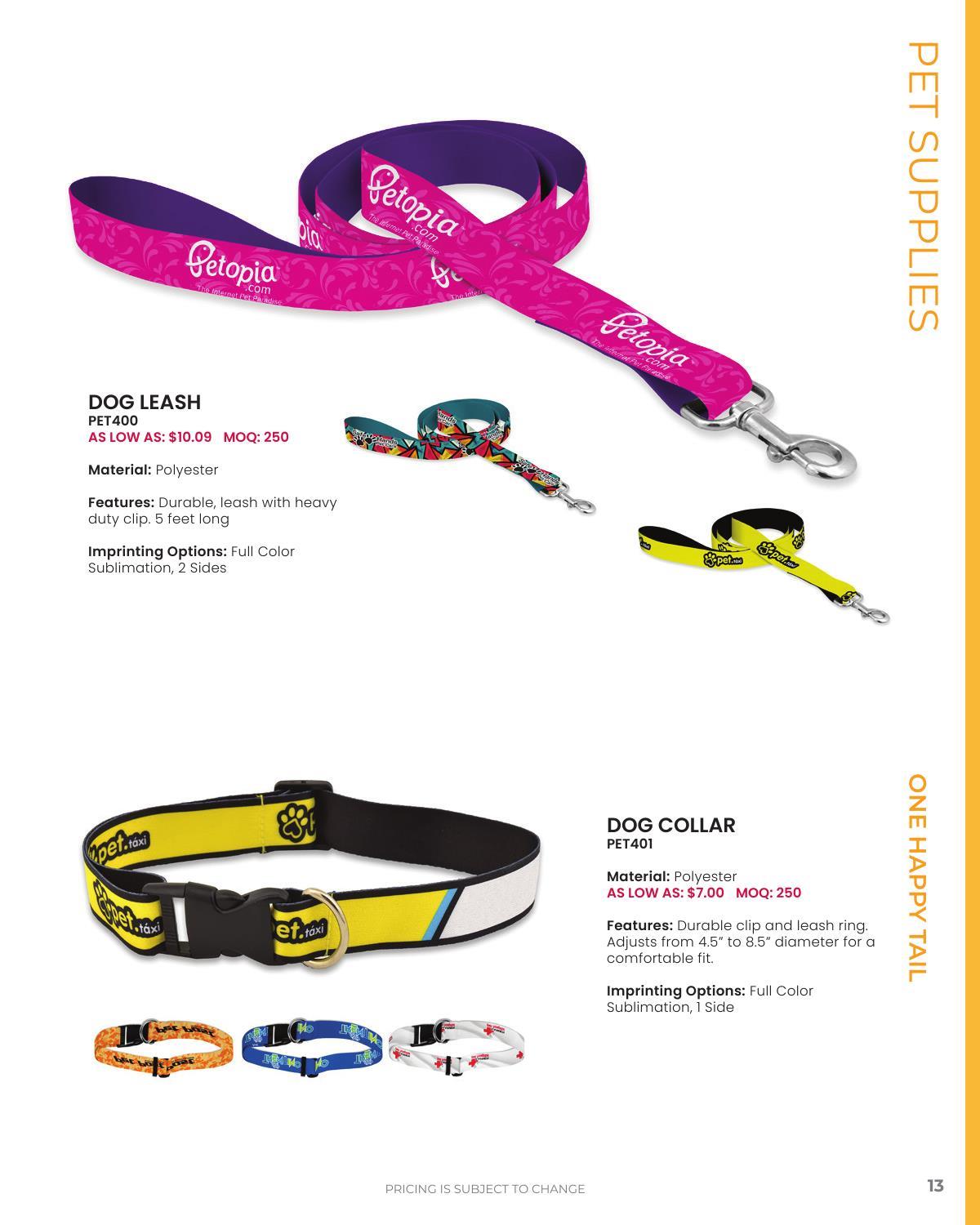 Client-friendly catalog featuring popular pet-themed products to support our furry friends