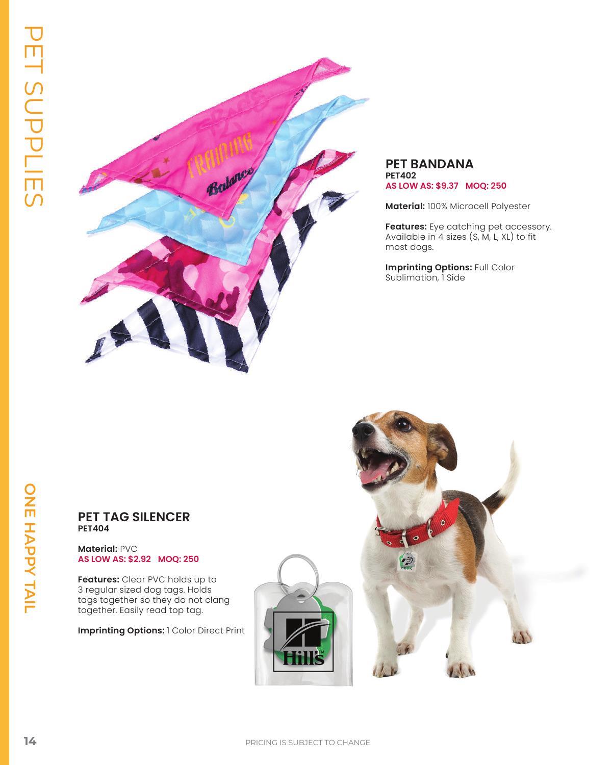 Client-friendly catalog featuring popular pet-themed products to support our furry friends