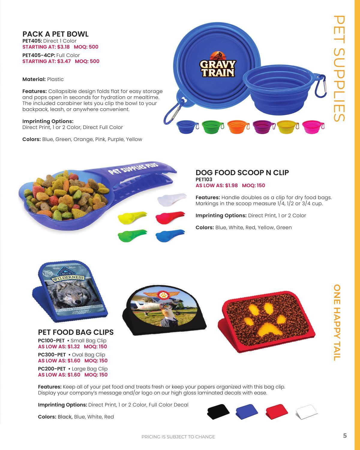 Client-friendly catalog featuring popular pet-themed products to support our furry friends
