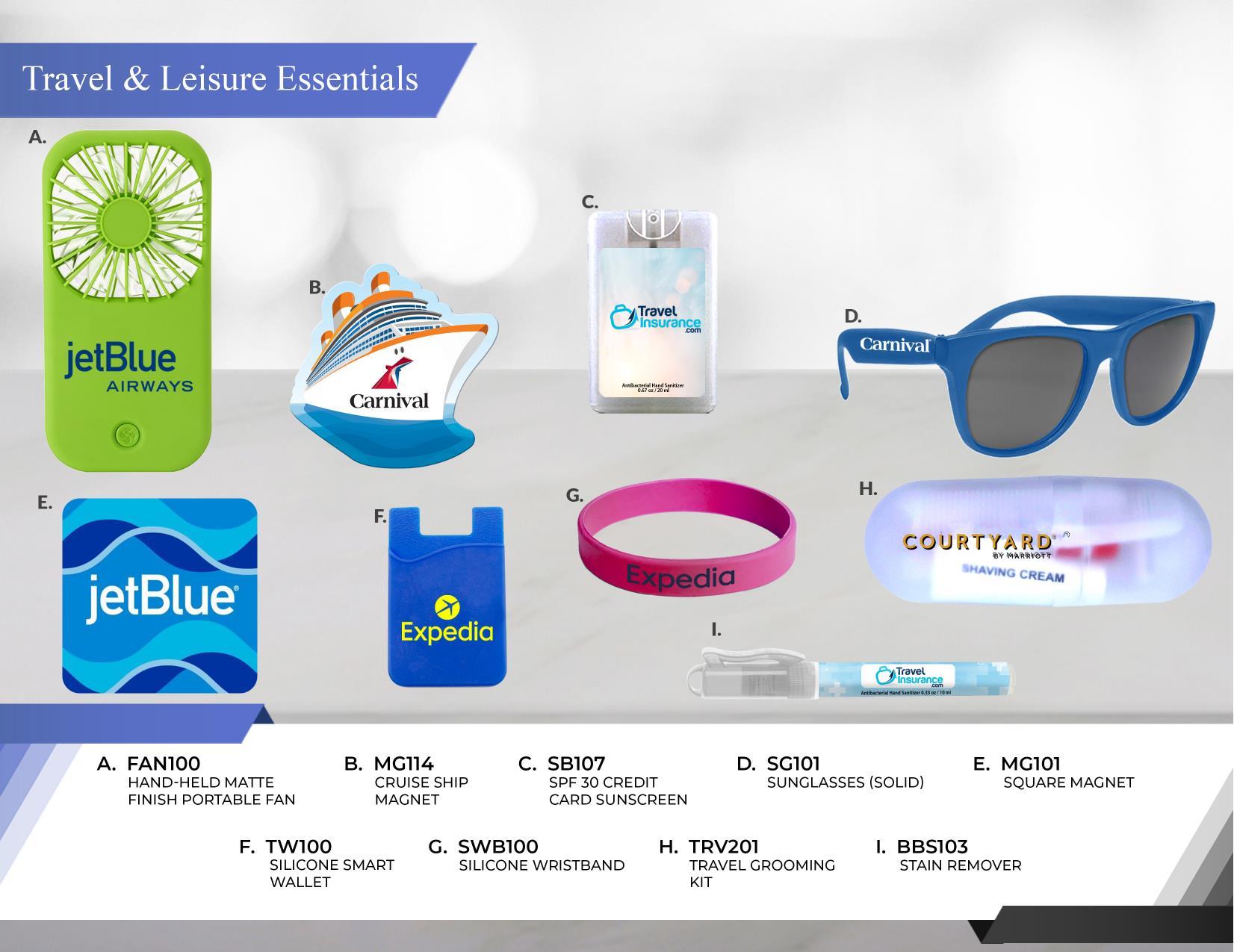 Keep brands moving and getting to their destinations with these travel-themed products