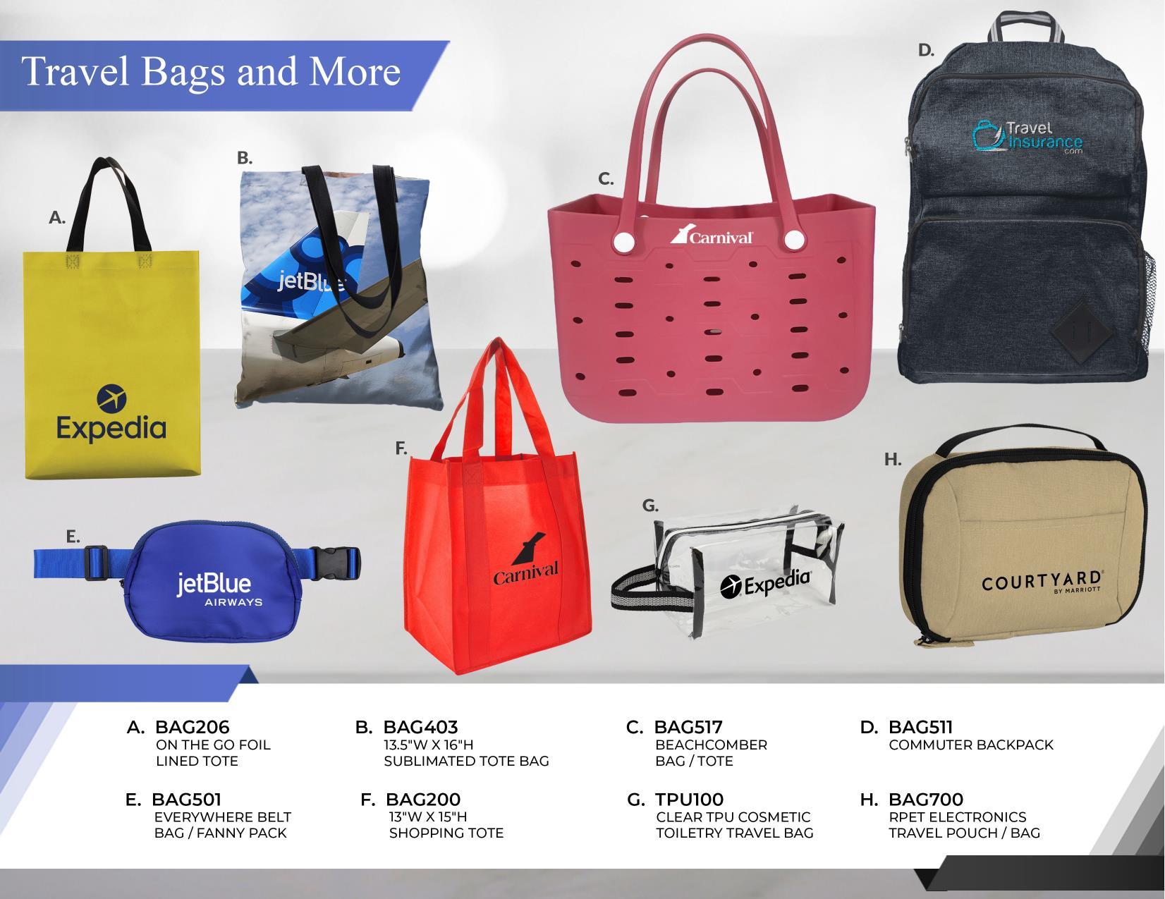 Keep brands moving and getting to their destinations with these travel-themed products