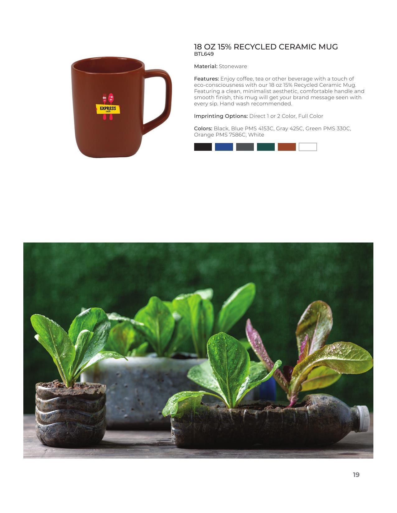 Personalize the eco-friendly catalog featuring sustainable, recyclable and green products