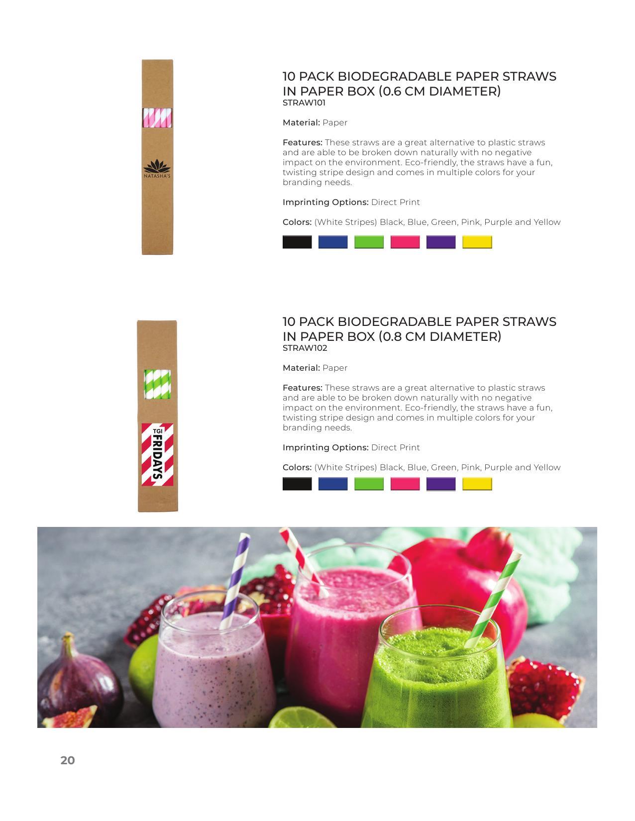 Personalize the eco-friendly catalog featuring sustainable, recyclable and green products