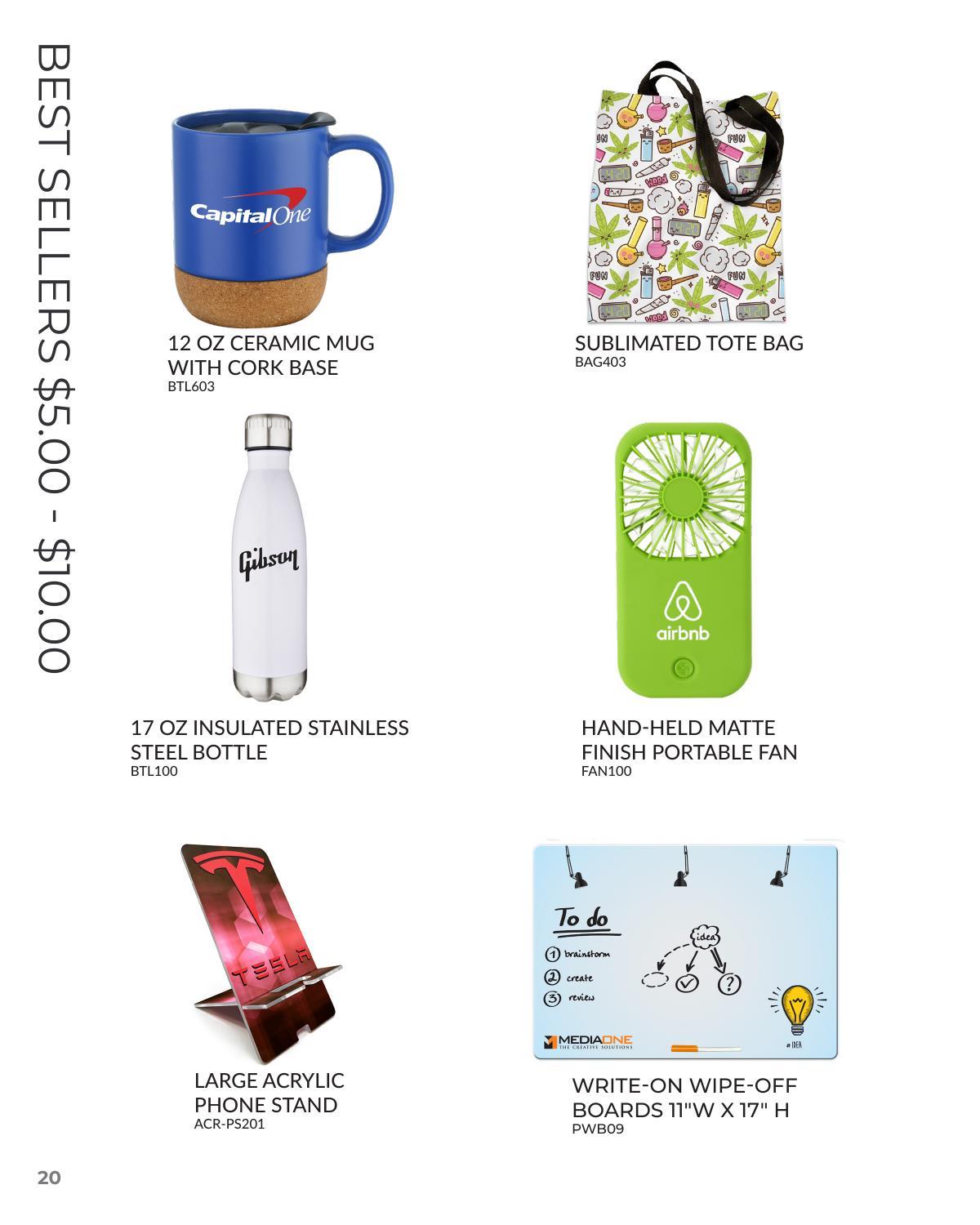 Corporate clients will request these items to make the most of their promotions and outreach