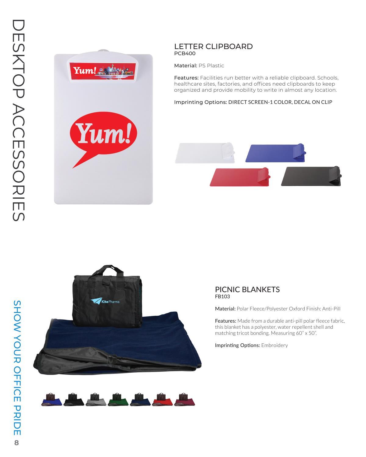 Corporate clients will request these items to make the most of their promotions and outreach