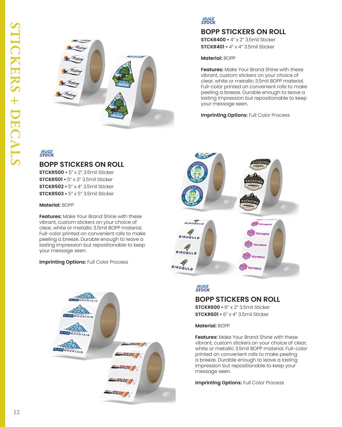 2026 Stickers &amp; Decals Brochure