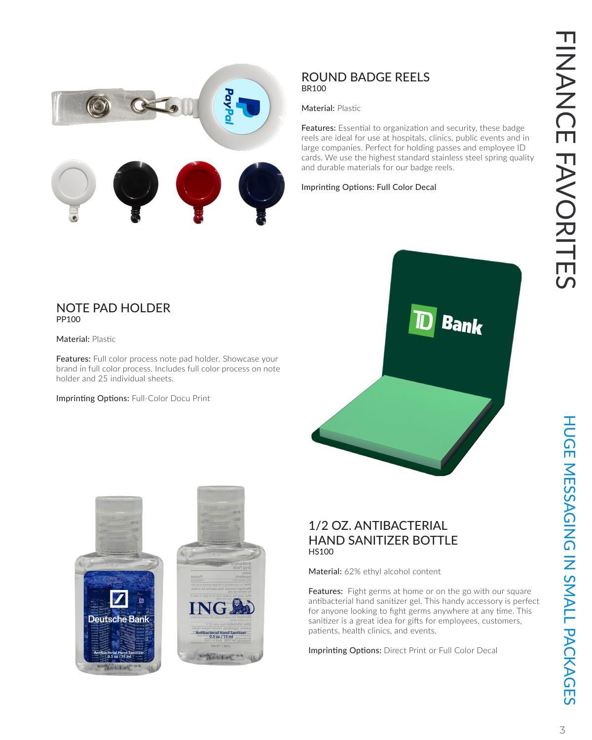 Explore our financial branded product collection.