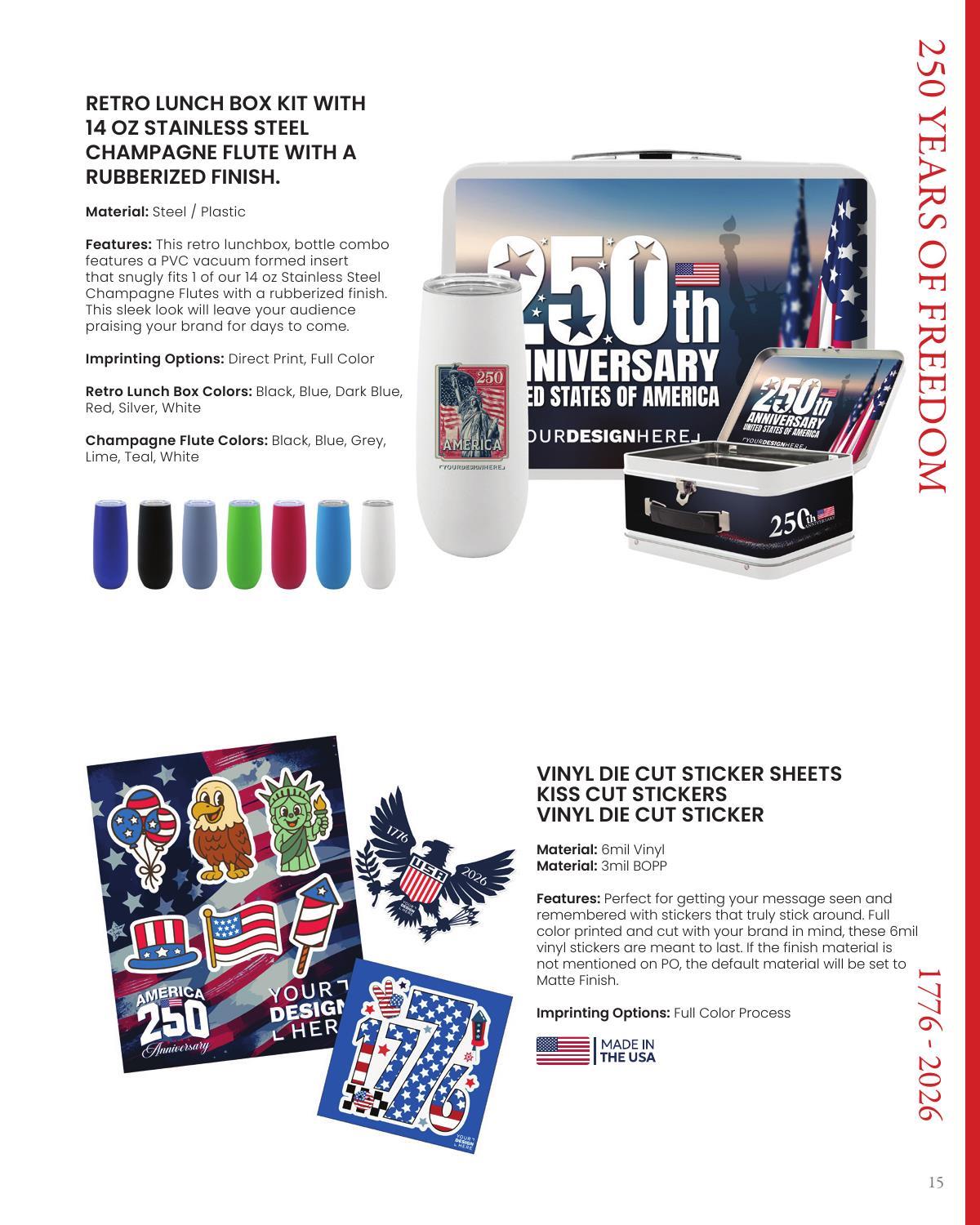 Celebrating 250 Years of Freedom. Shop our curated collection of custom branded America 250 merch.