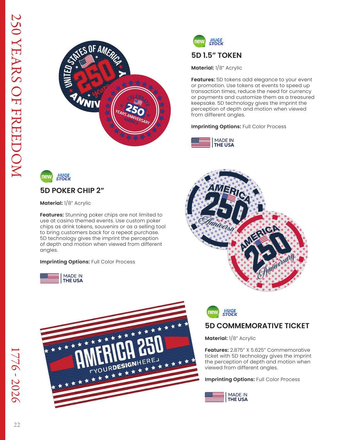 Celebrating 250 Years of Freedom. Shop our curated collection of custom branded America 250 merch.