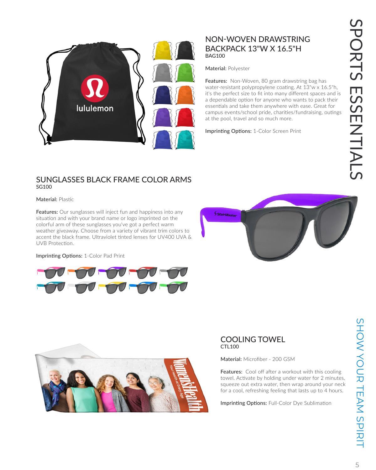 Explore our sports and fitness branded collection