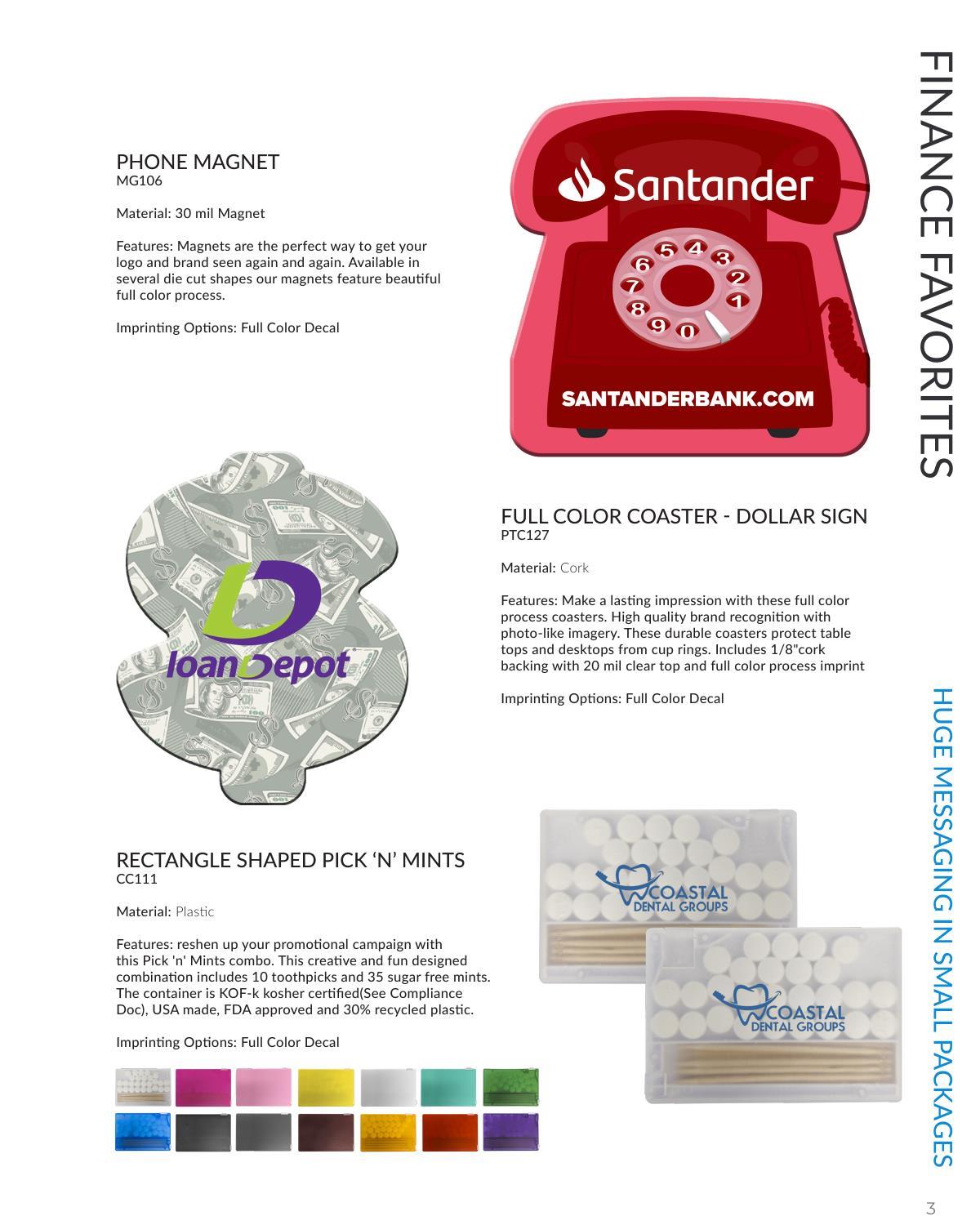 Explore our financial branded product collection