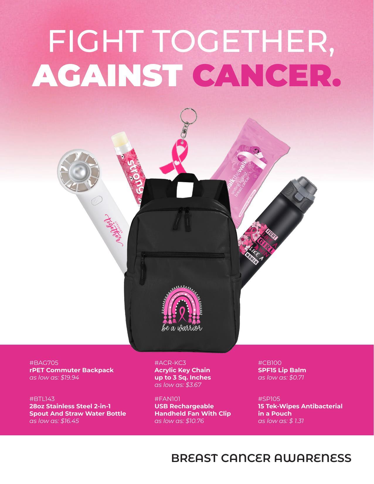Breast Cancer Awareness products to support your clients, patients, and brand