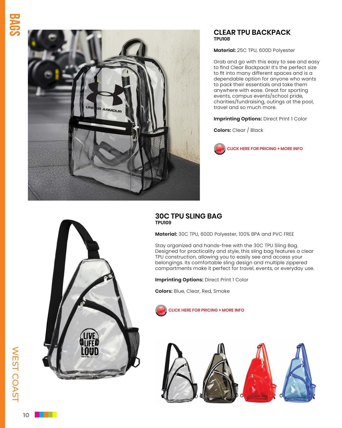 A collection of products shipped from our California factory.