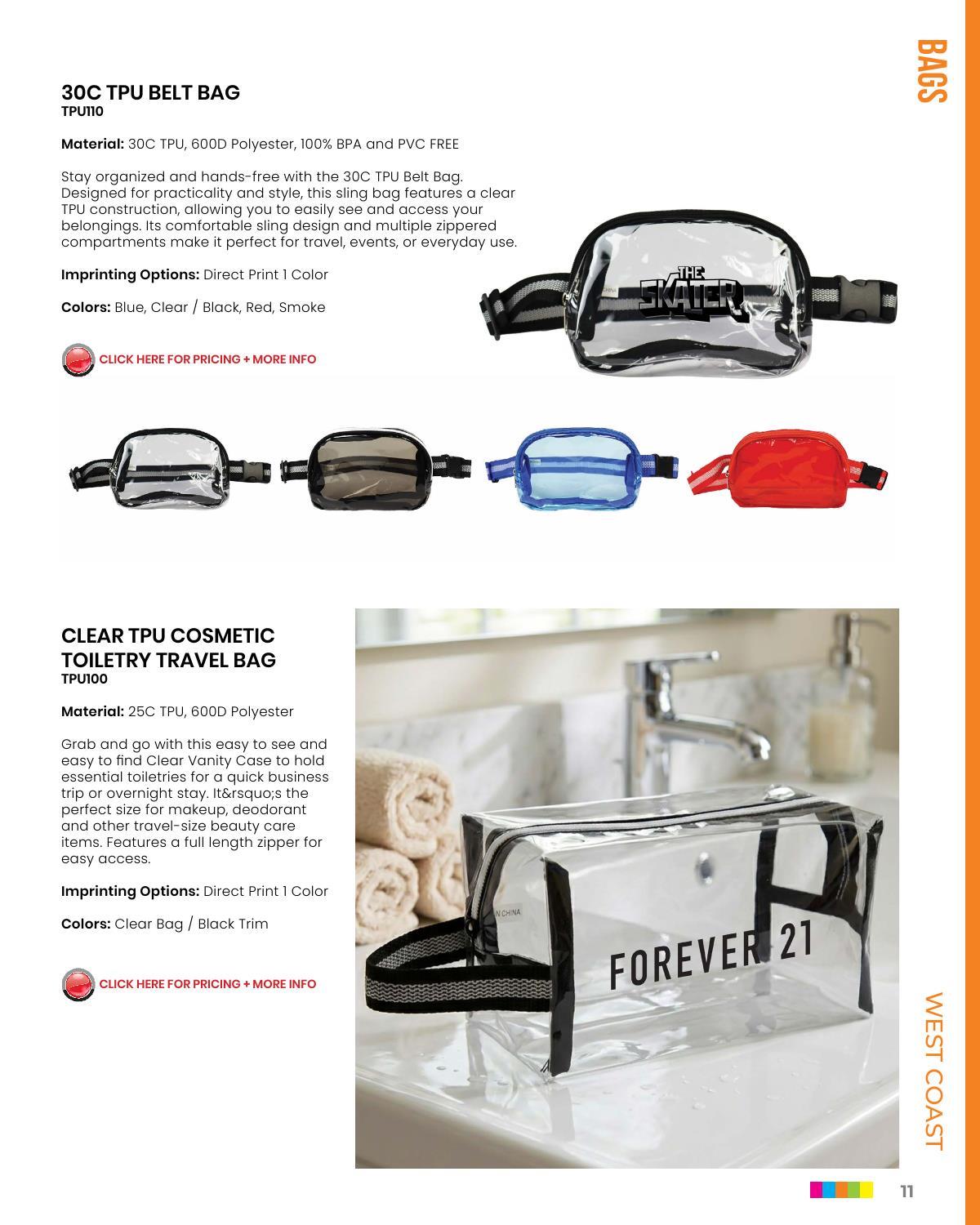 A collection of products shipped from our California factory.