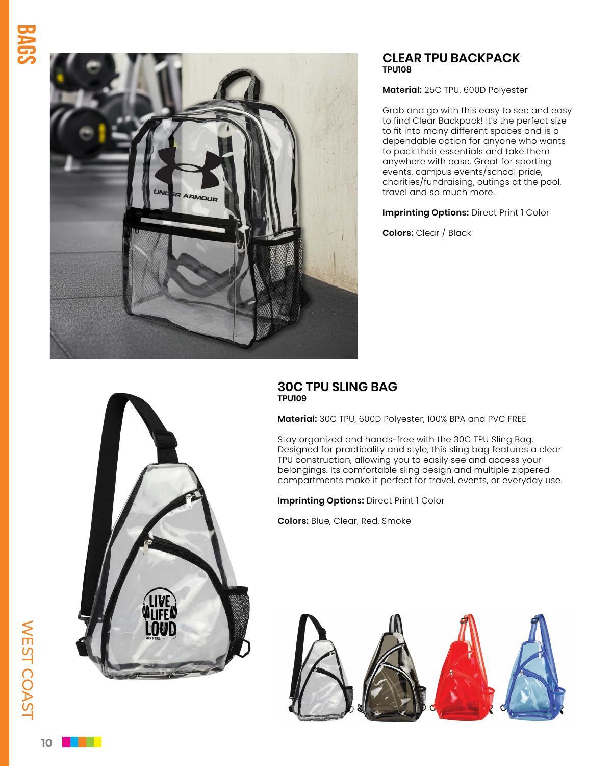 A collection of products shipped from our California factory.