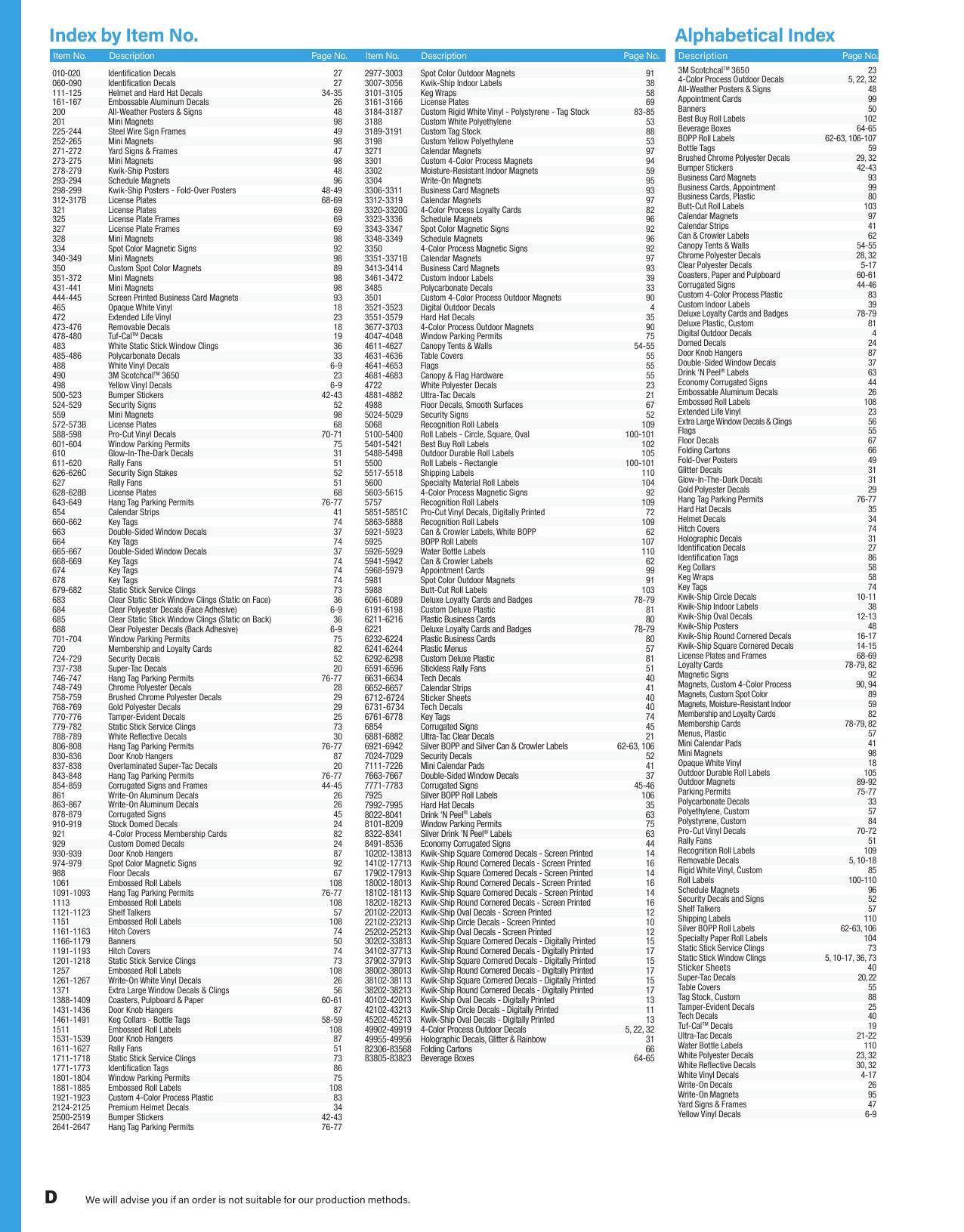 Stouse 2026 Full Line Catalog Unbranded