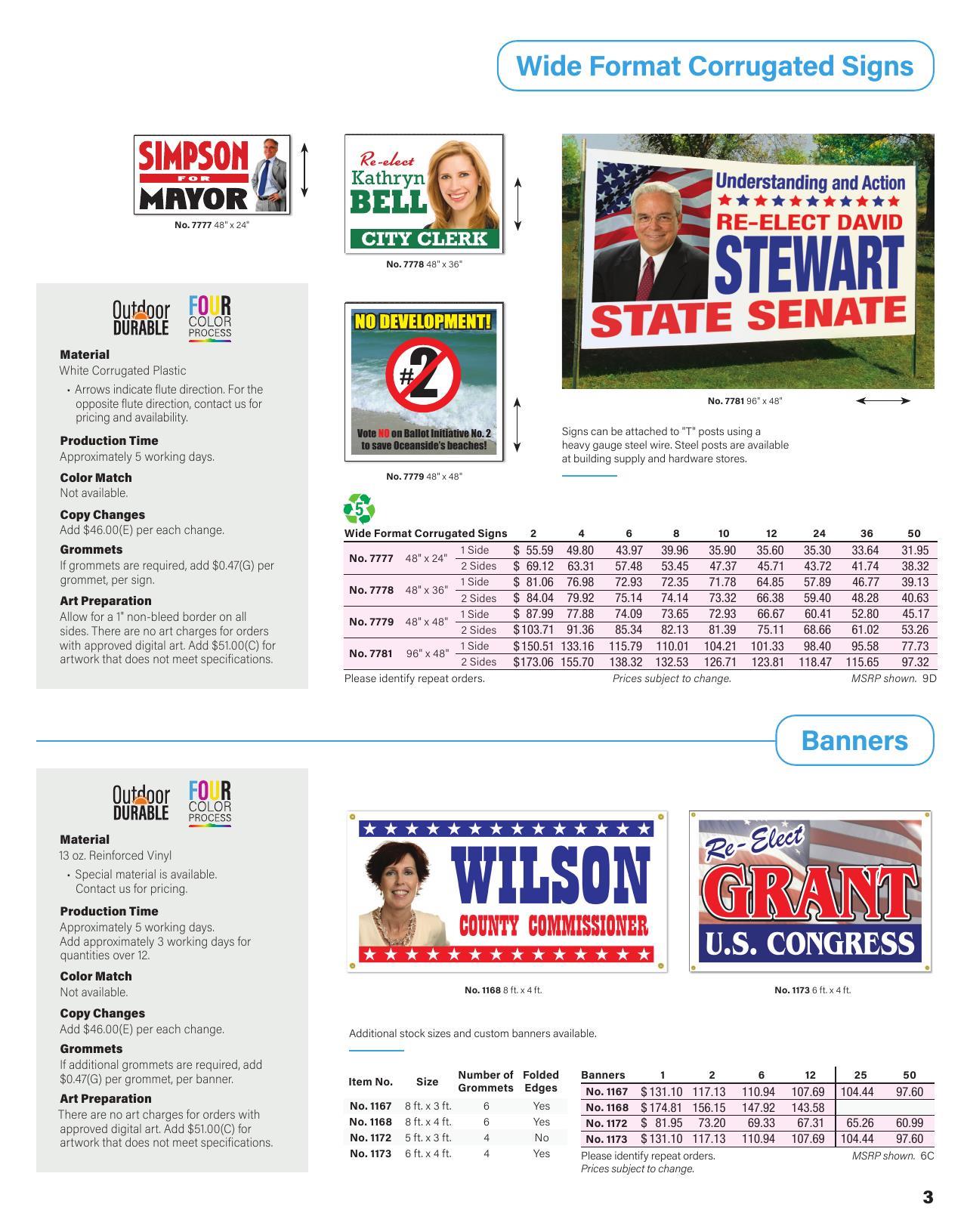 2026 Political Catalog Unbranded