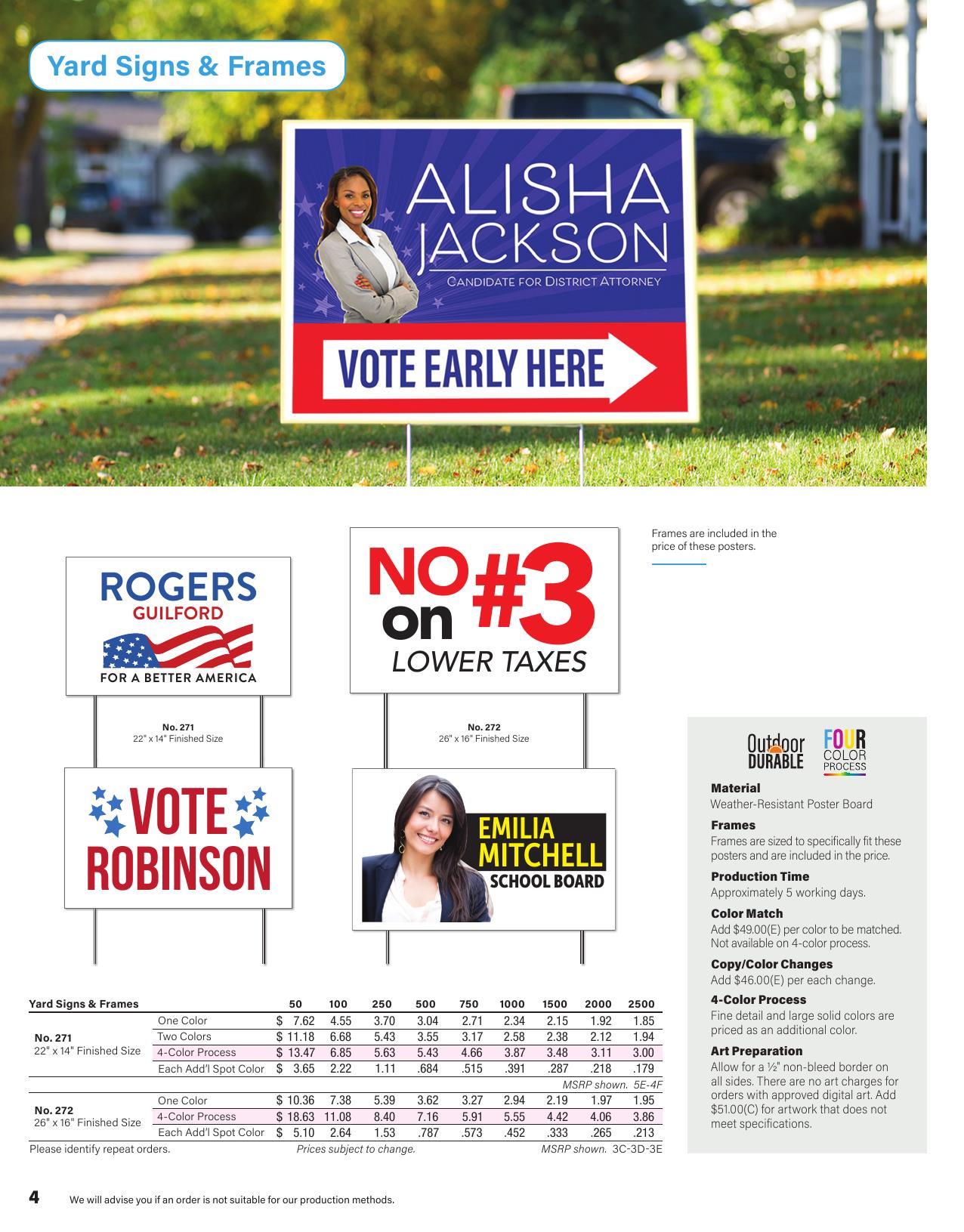 2026 Political Catalog Unbranded