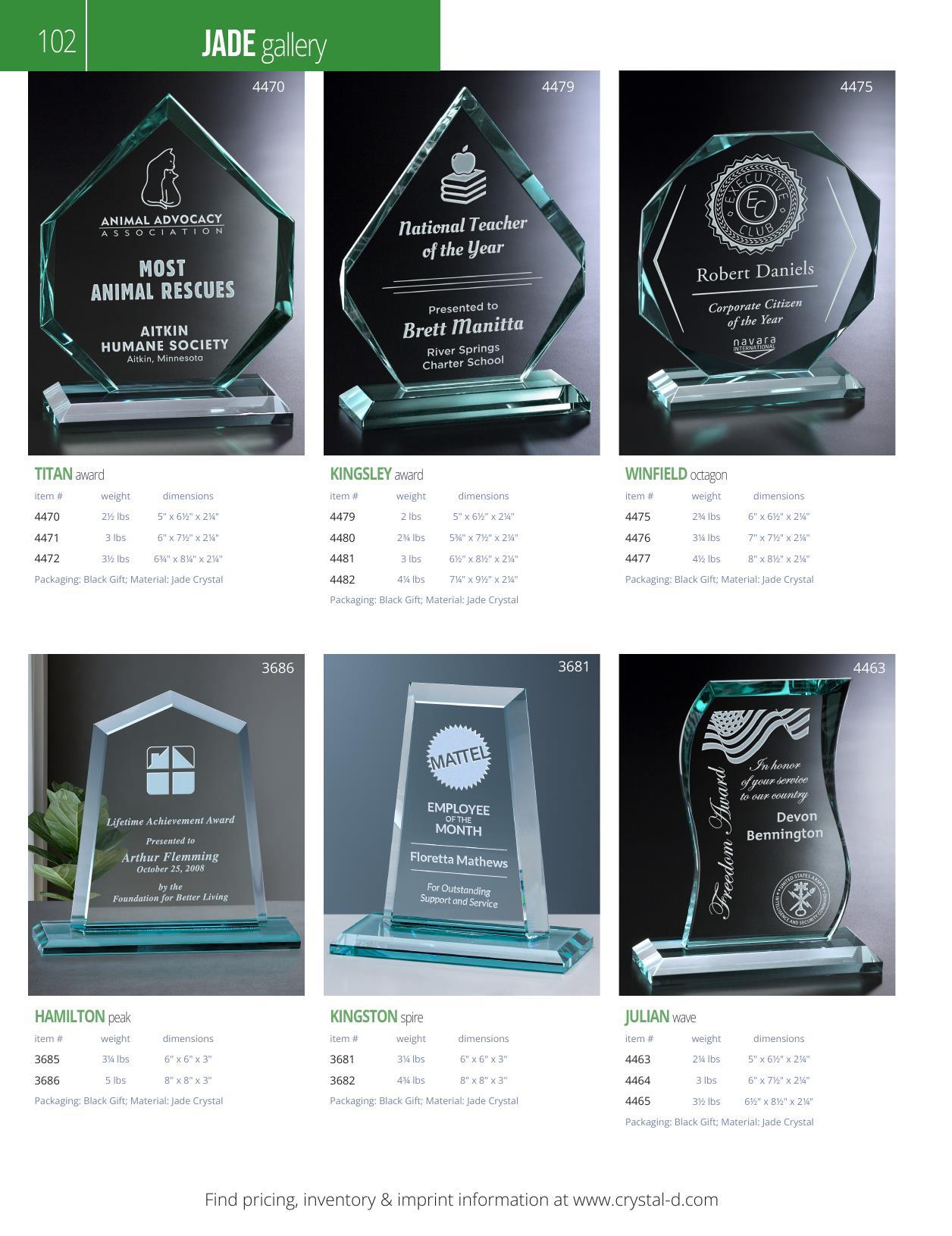 Crystal D's 2026 full-line catalog